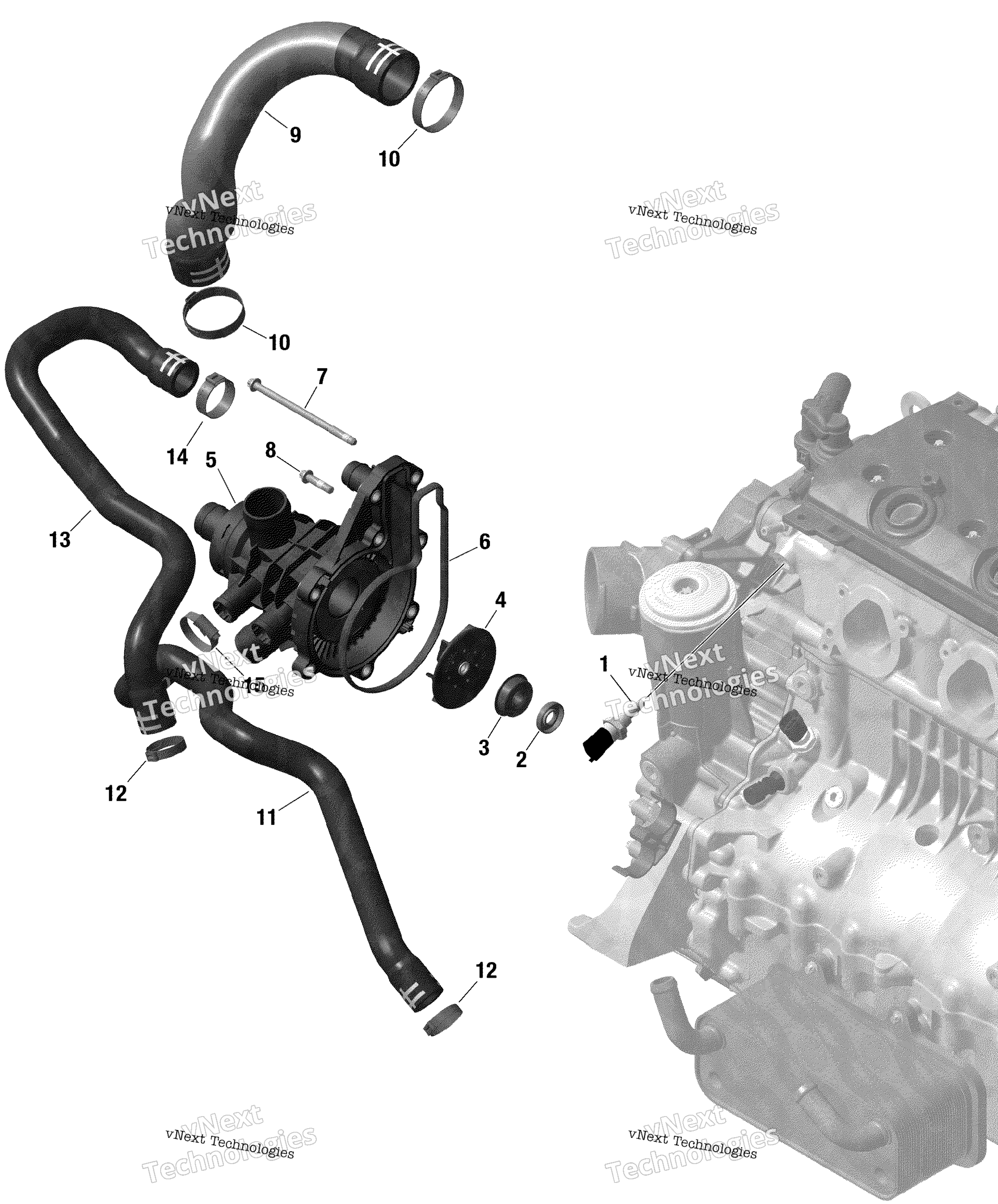 Rotax двигатель охлаждение