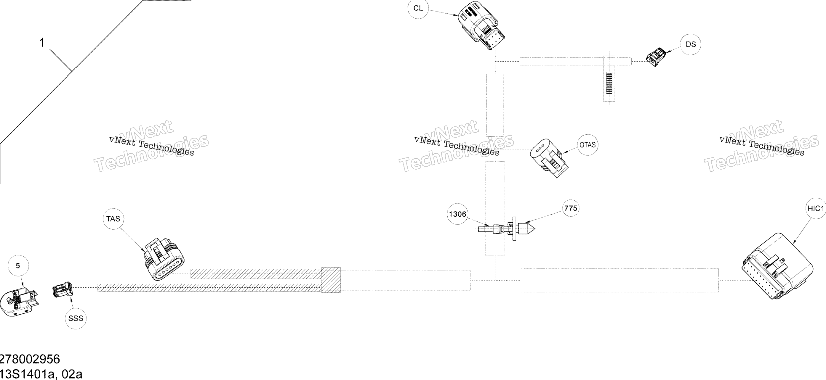 Электрооборудование Harness Steering