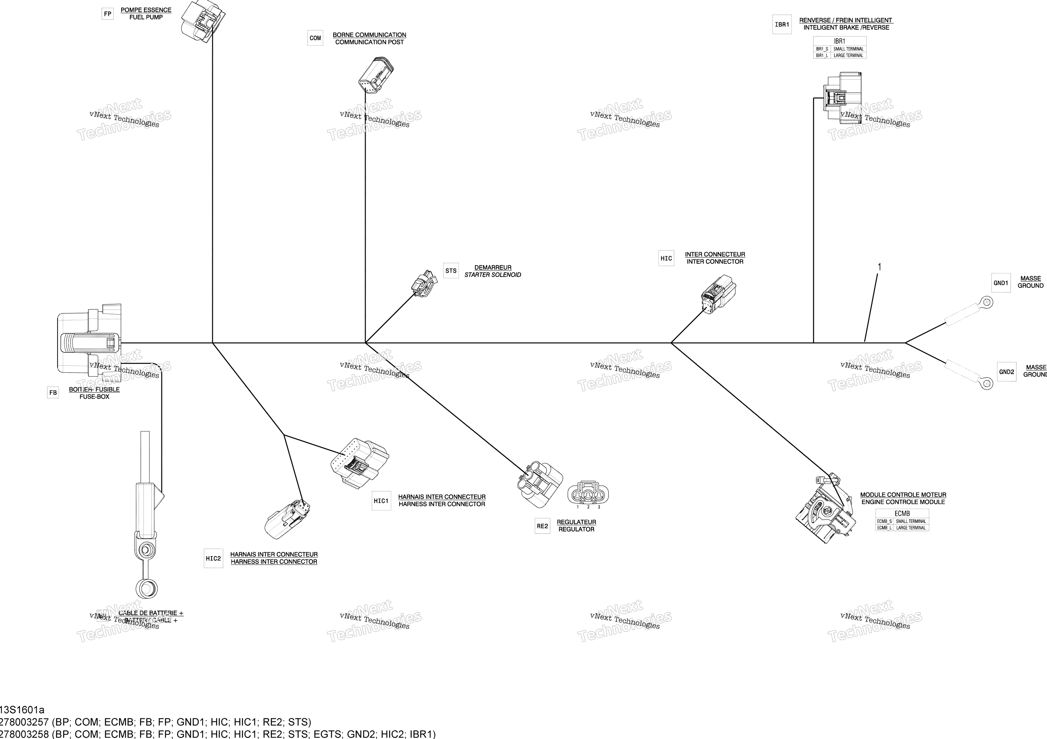 Электрооборудование Harness - Main Harness