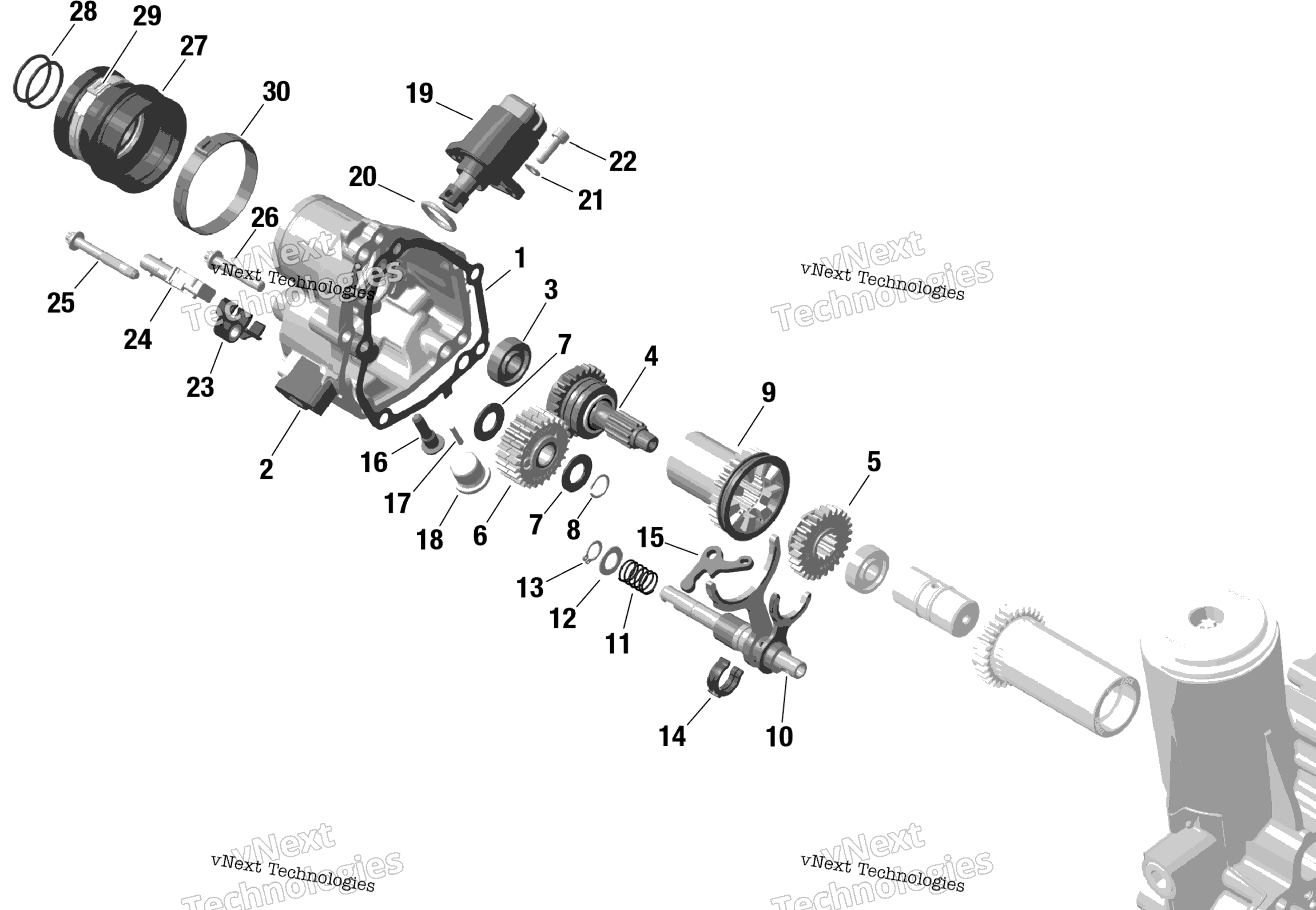 Rotax Idf Gearbox