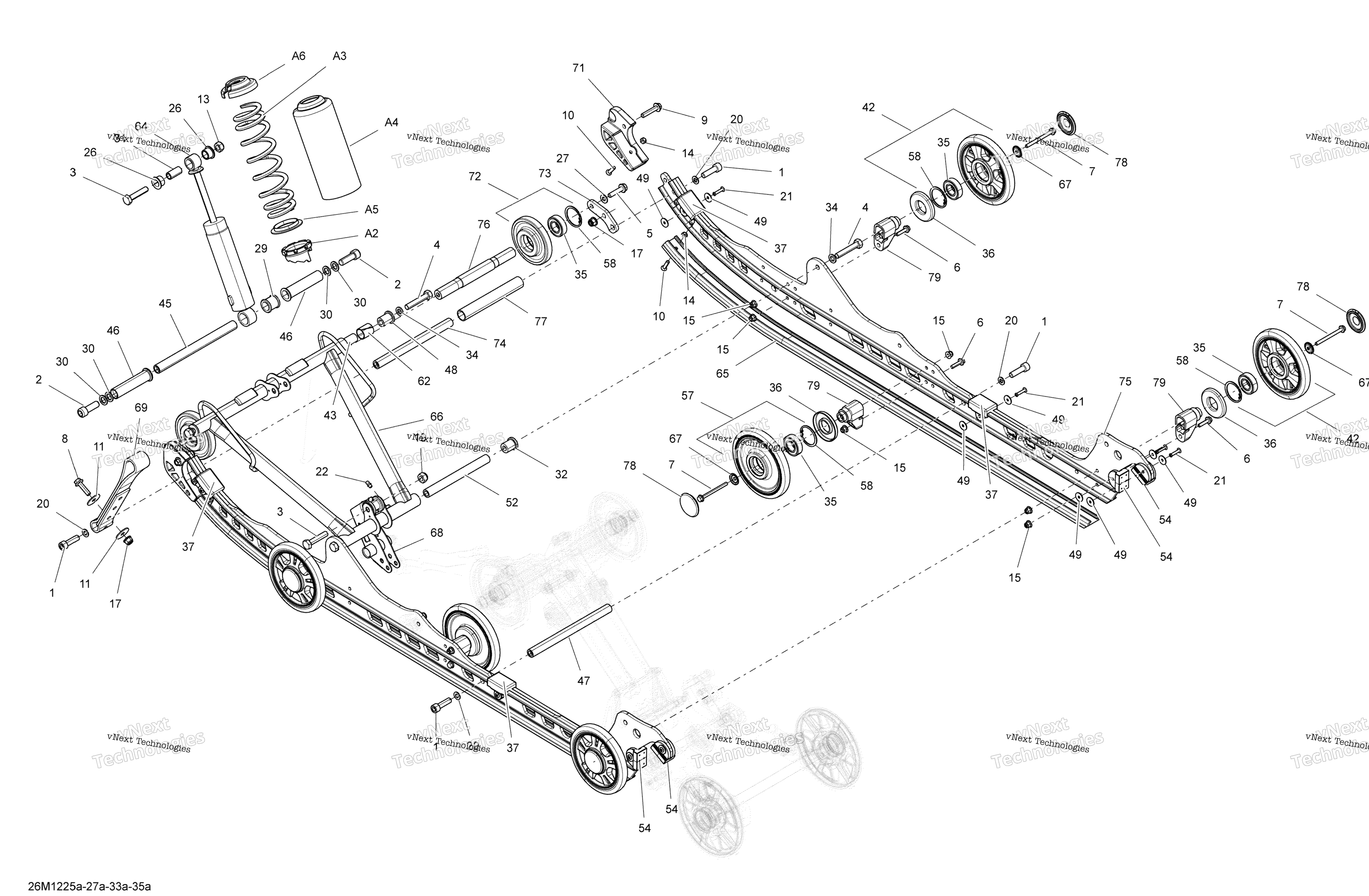 Задняя часть Suspension Base And Front Arm
