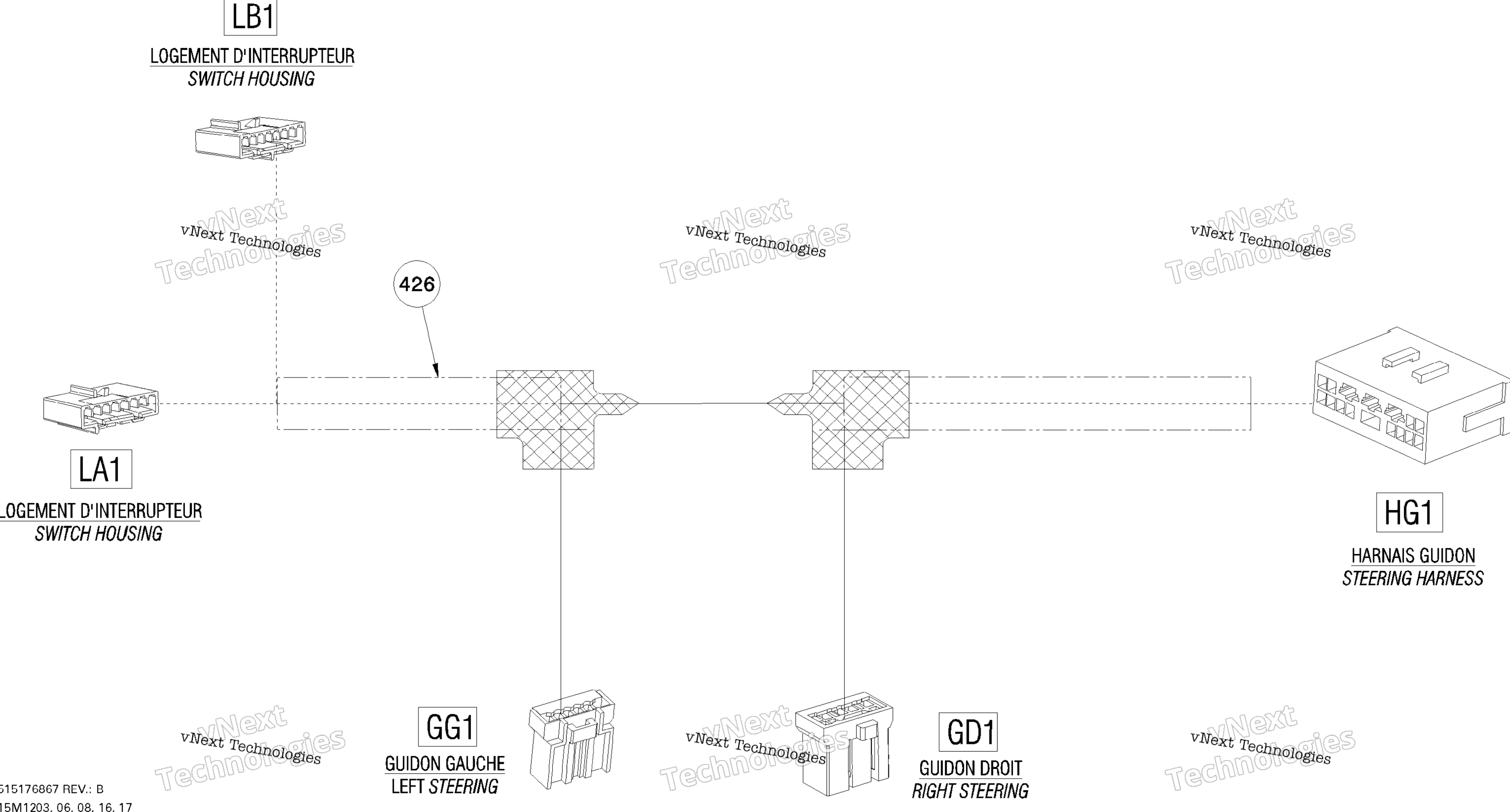 Рулевое управление Wiring Harness