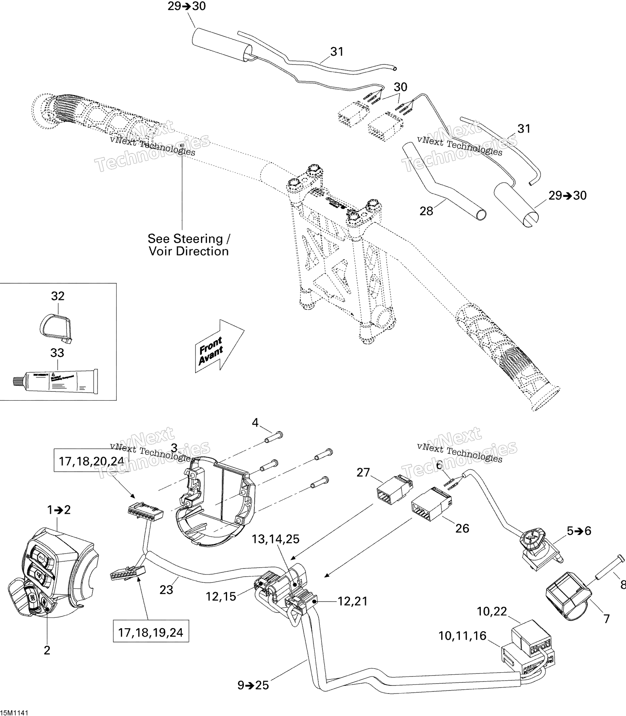 Рулевое управление Wiring Harness