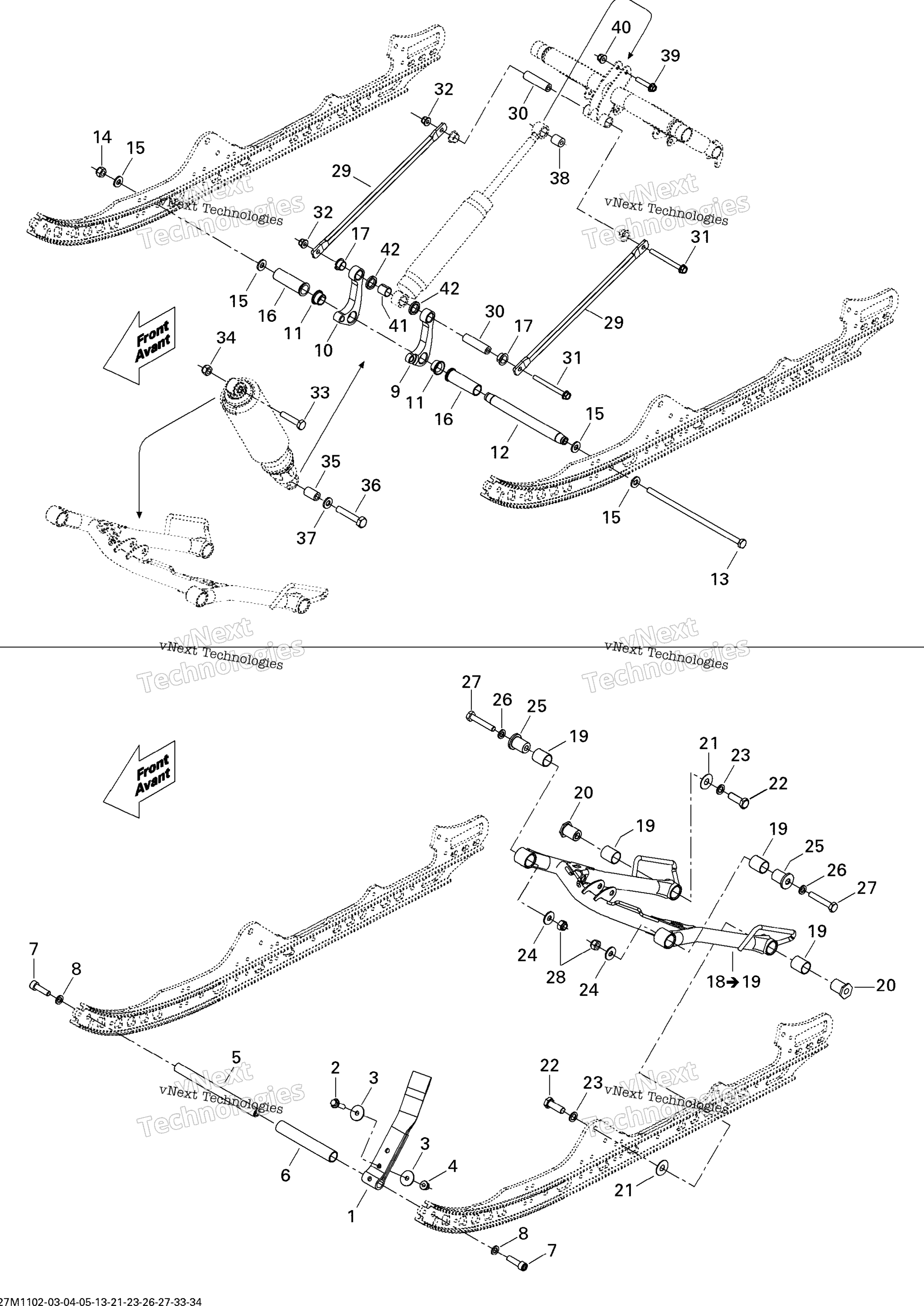 Передняя часть Arm Le 120"