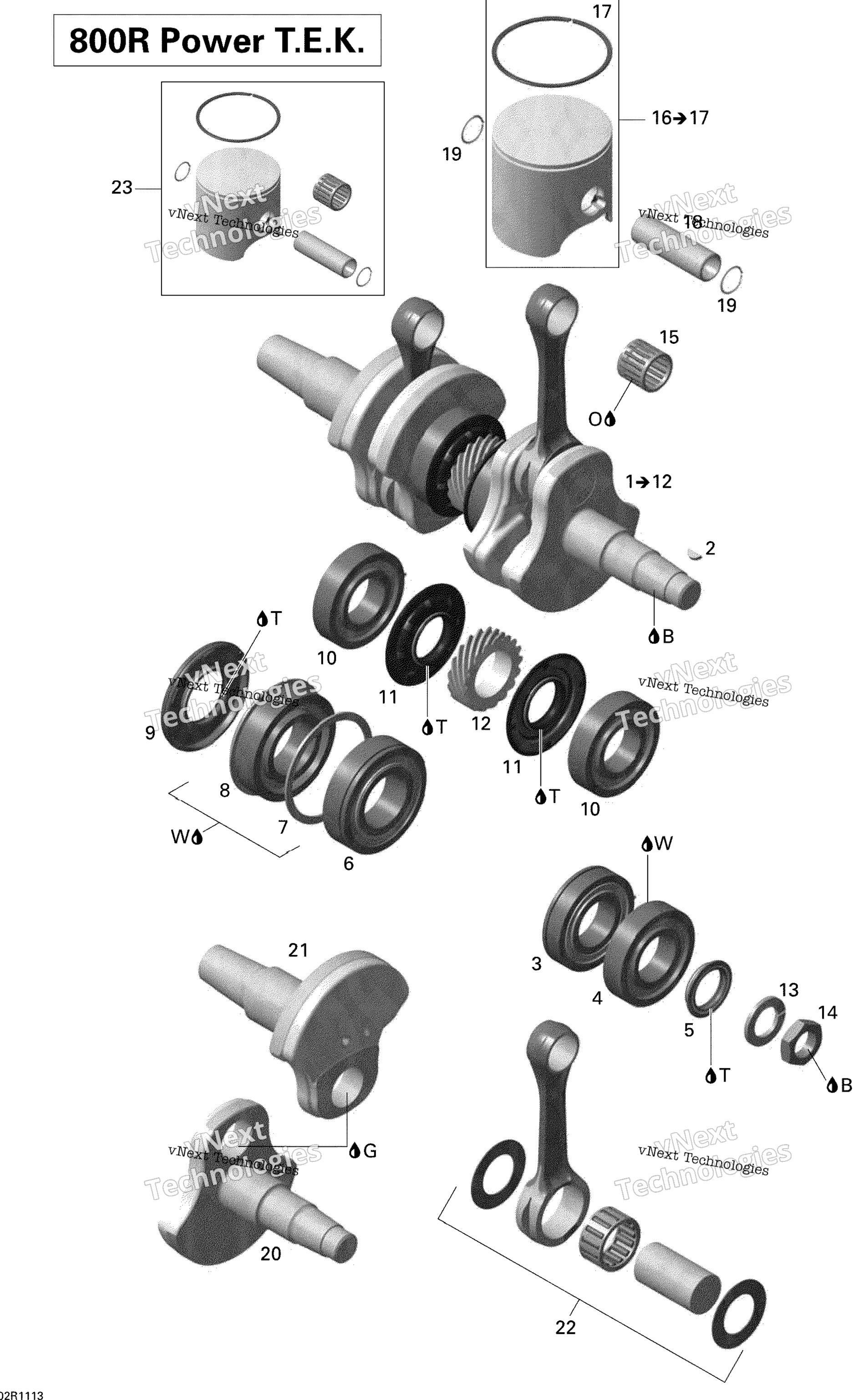 Коленчатый вал And Pistons
