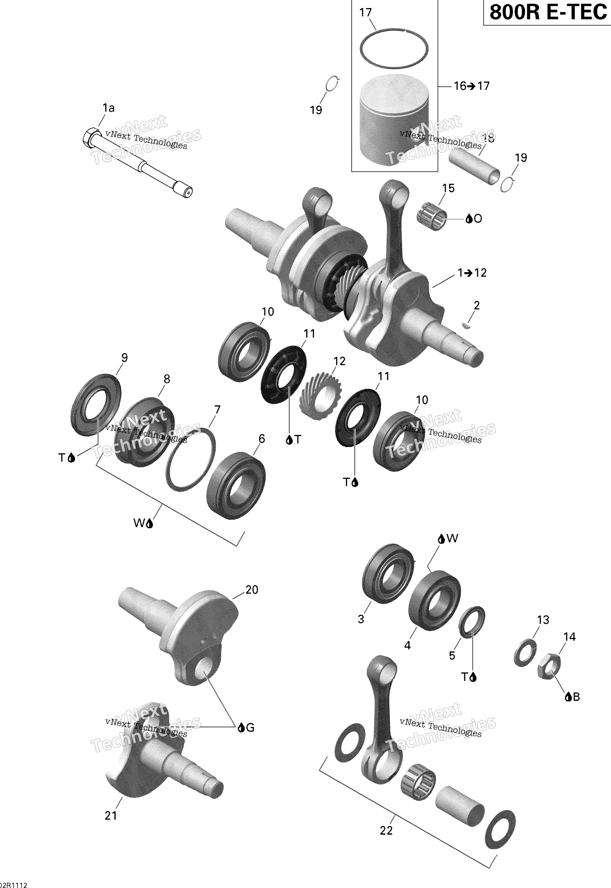 Коленчатый вал And Pistons