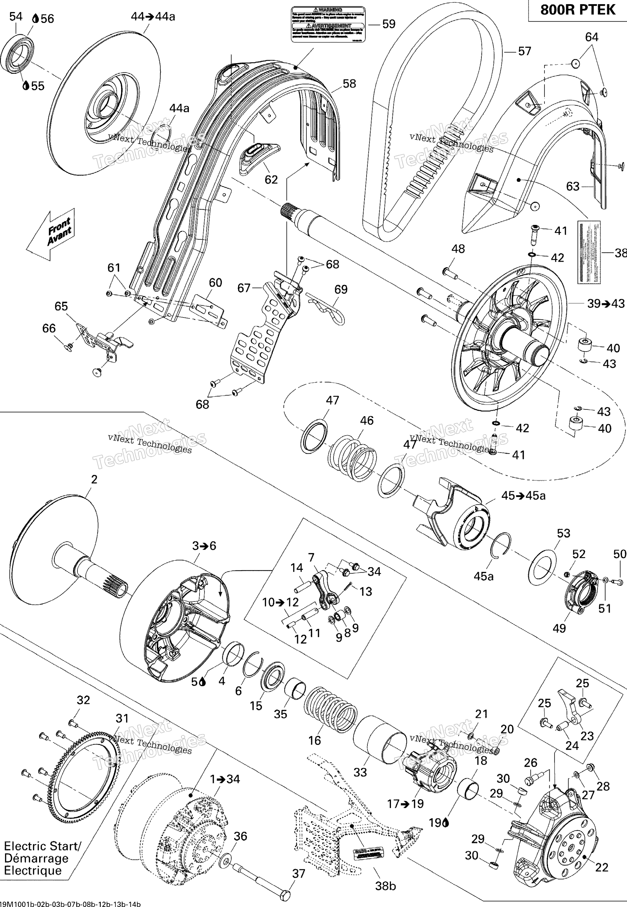 Шкив System 800R Ptek