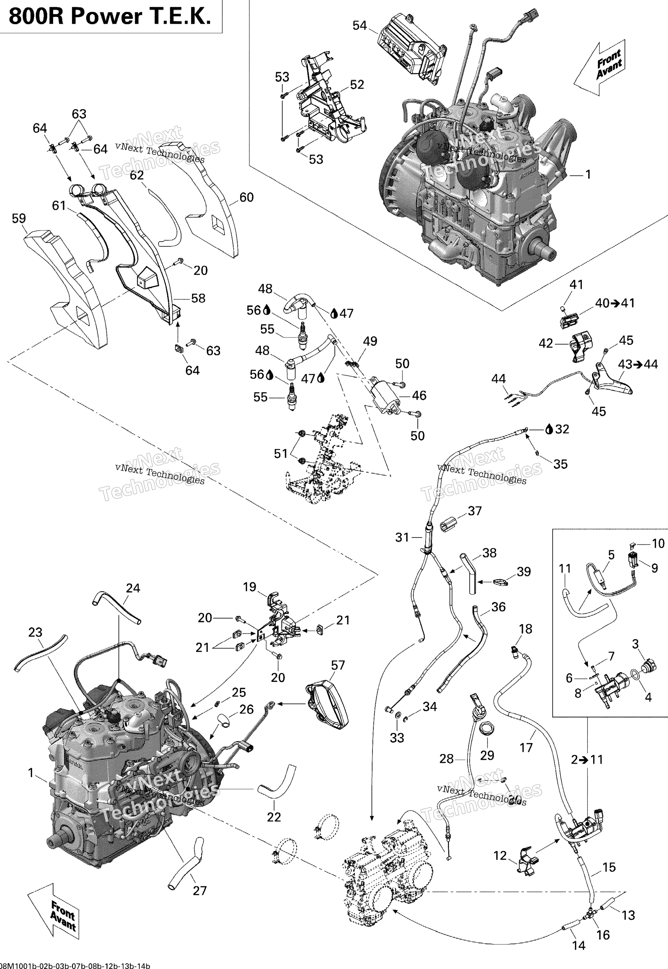 Двигатель And Engine Support 2- 800R Ptek