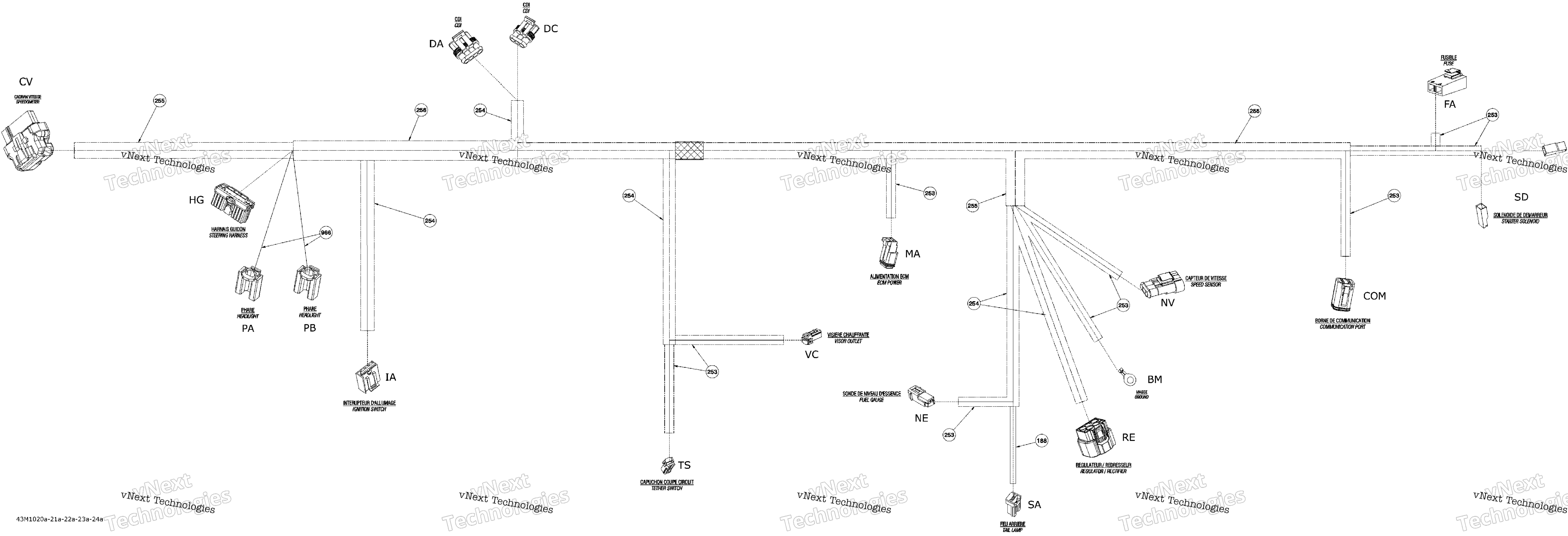 Электрооборудование Harness 1