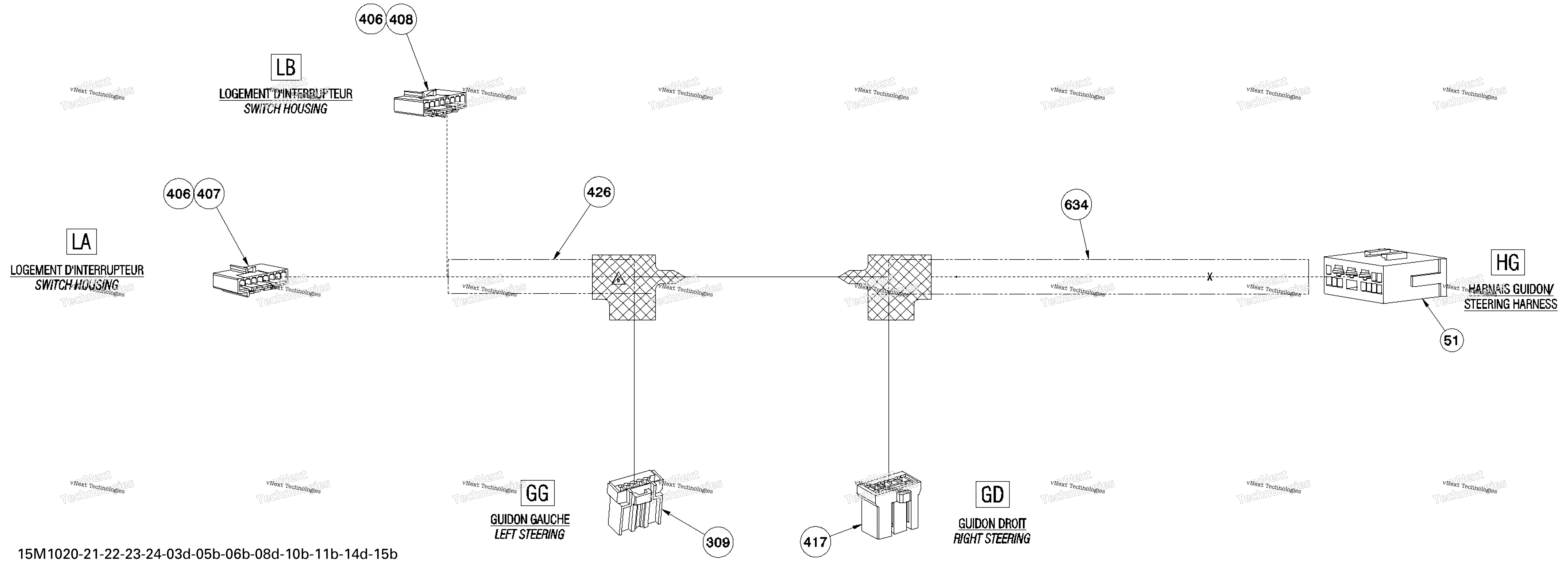 Рулевое управление Wiring Harness