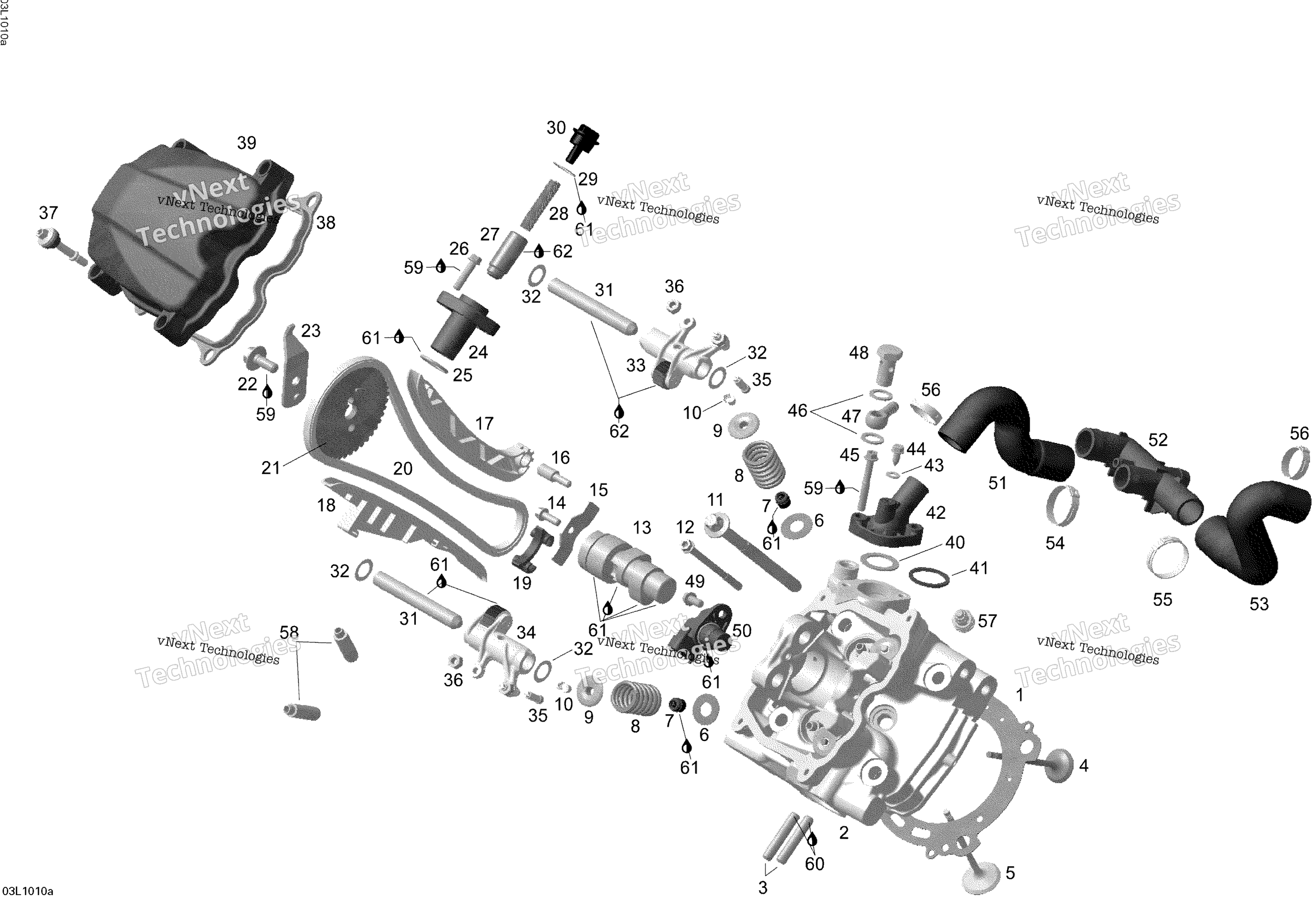 Цилиндр And Cylinder Head, Front Side