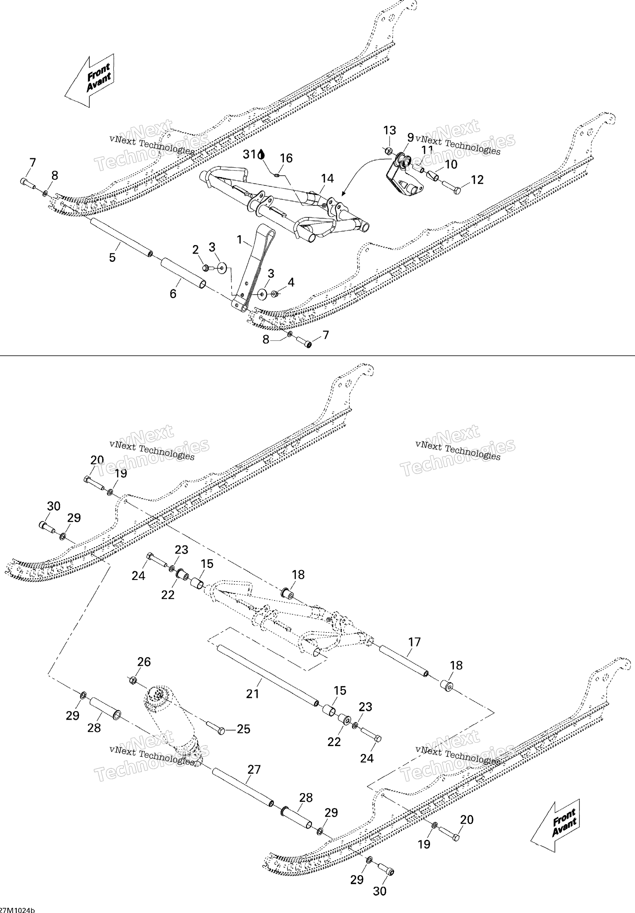 Передняя часть Arm Lt