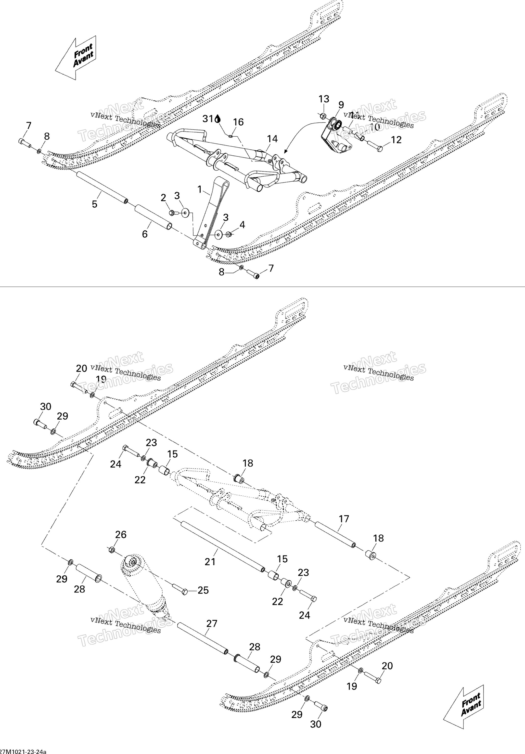 Передняя часть Arm Std & Sport