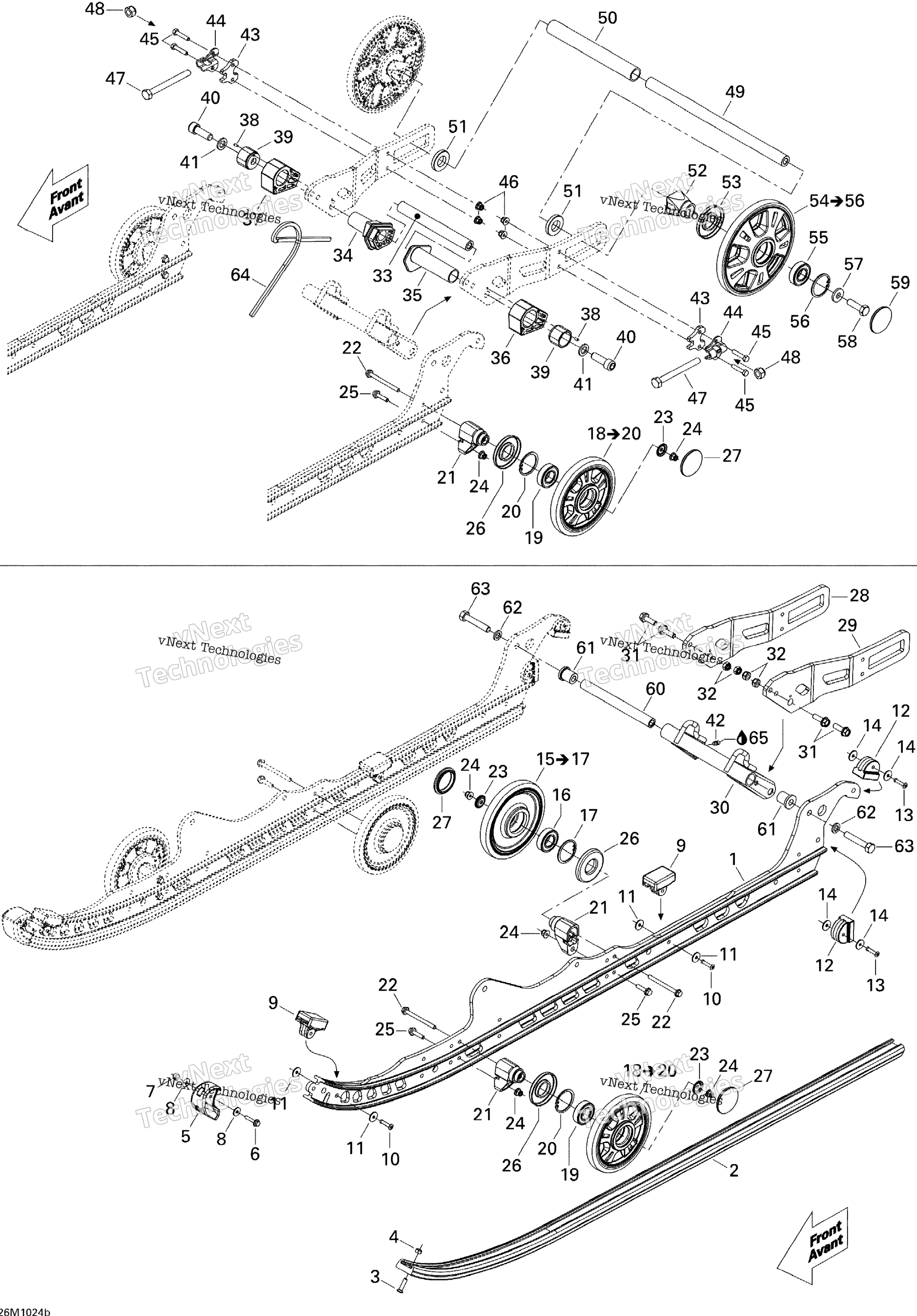 Задняя часть Suspension Lt