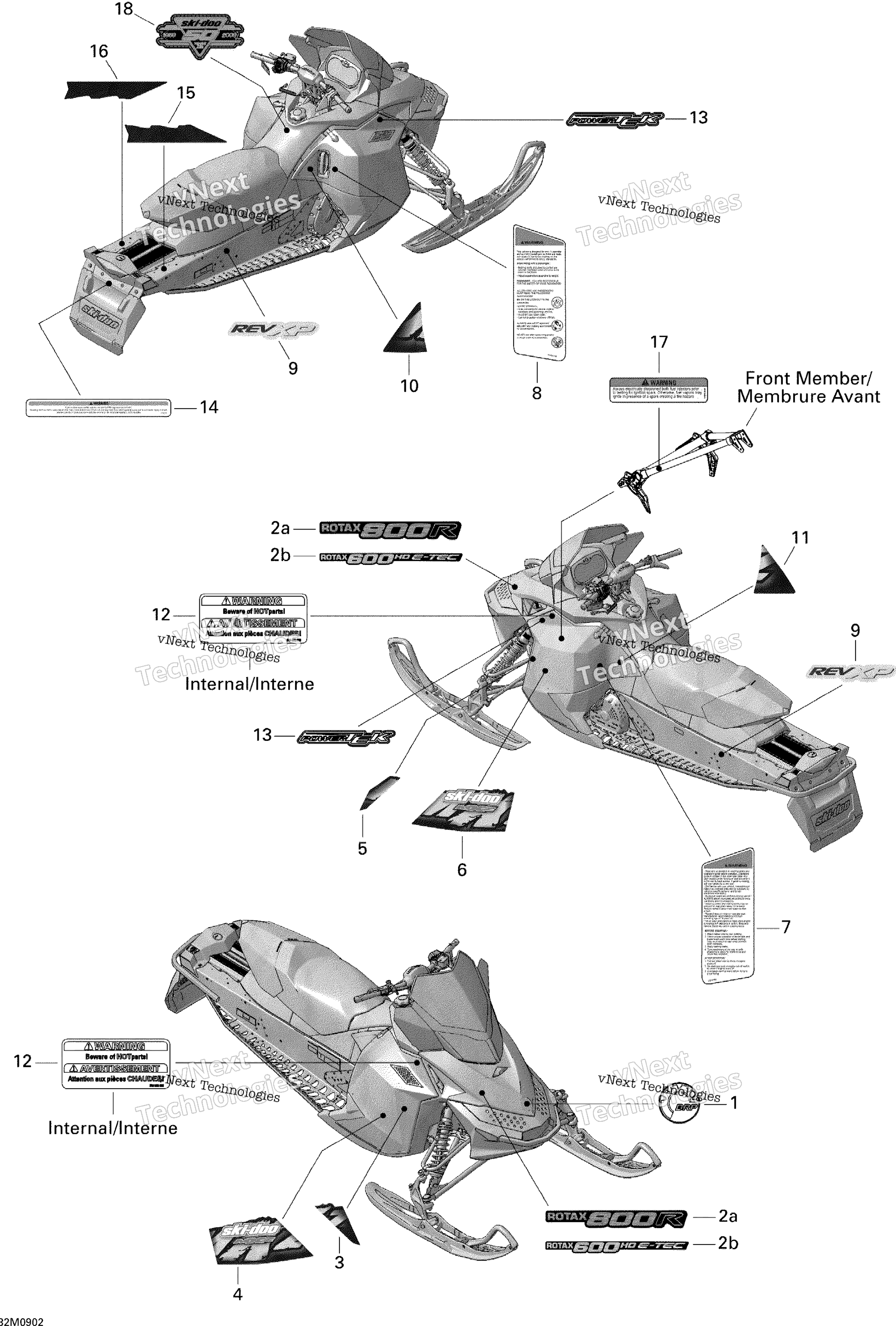 Наклейки 800R