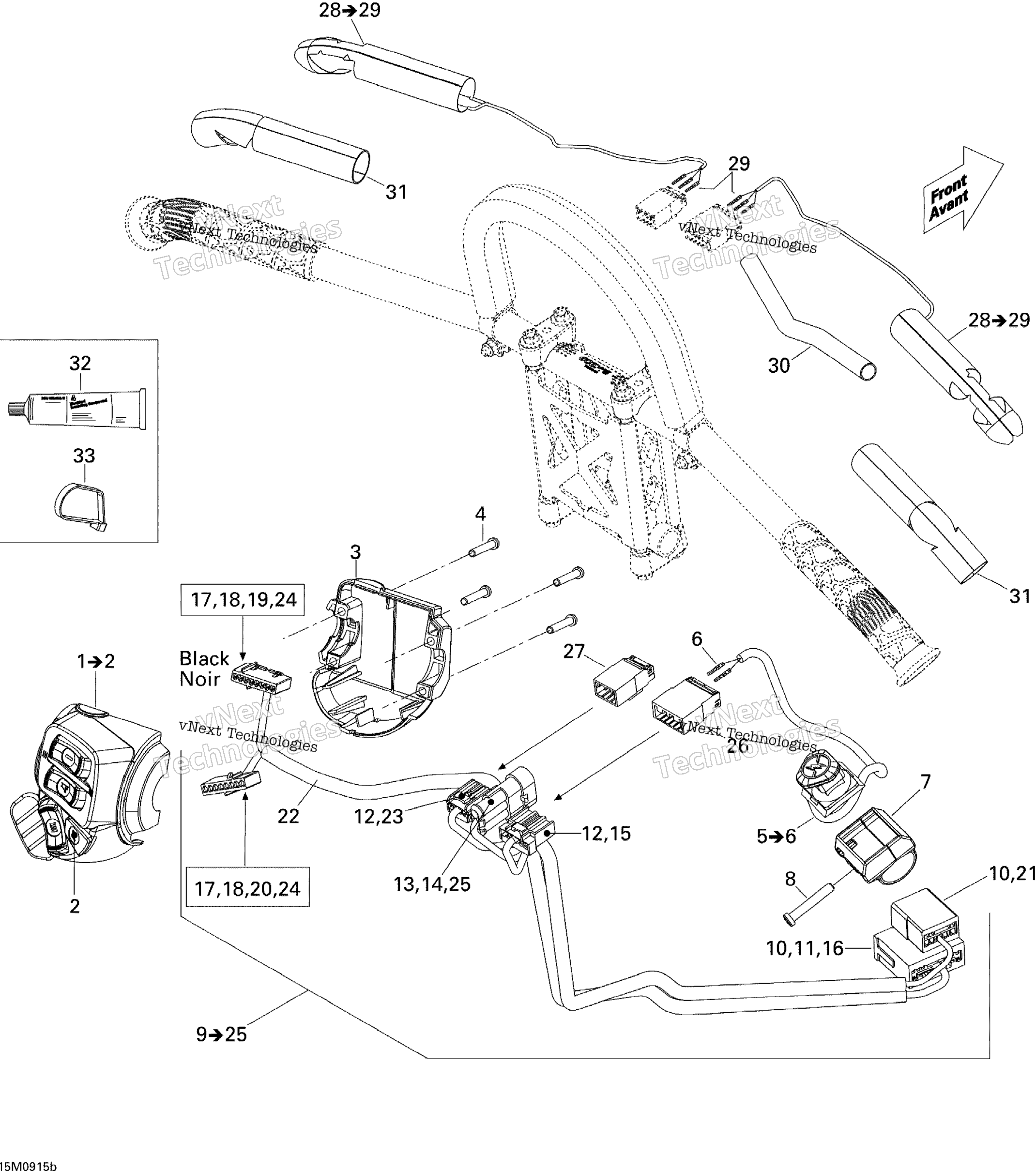 Рулевое управление Wiring Harness Renegade X