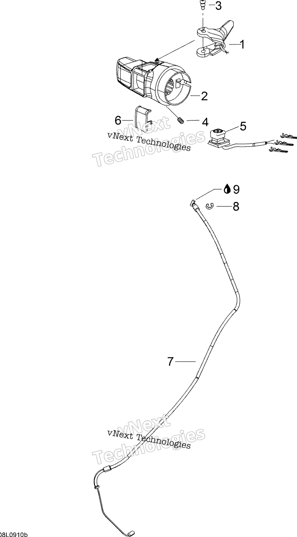 Дроссель Handle And Housing