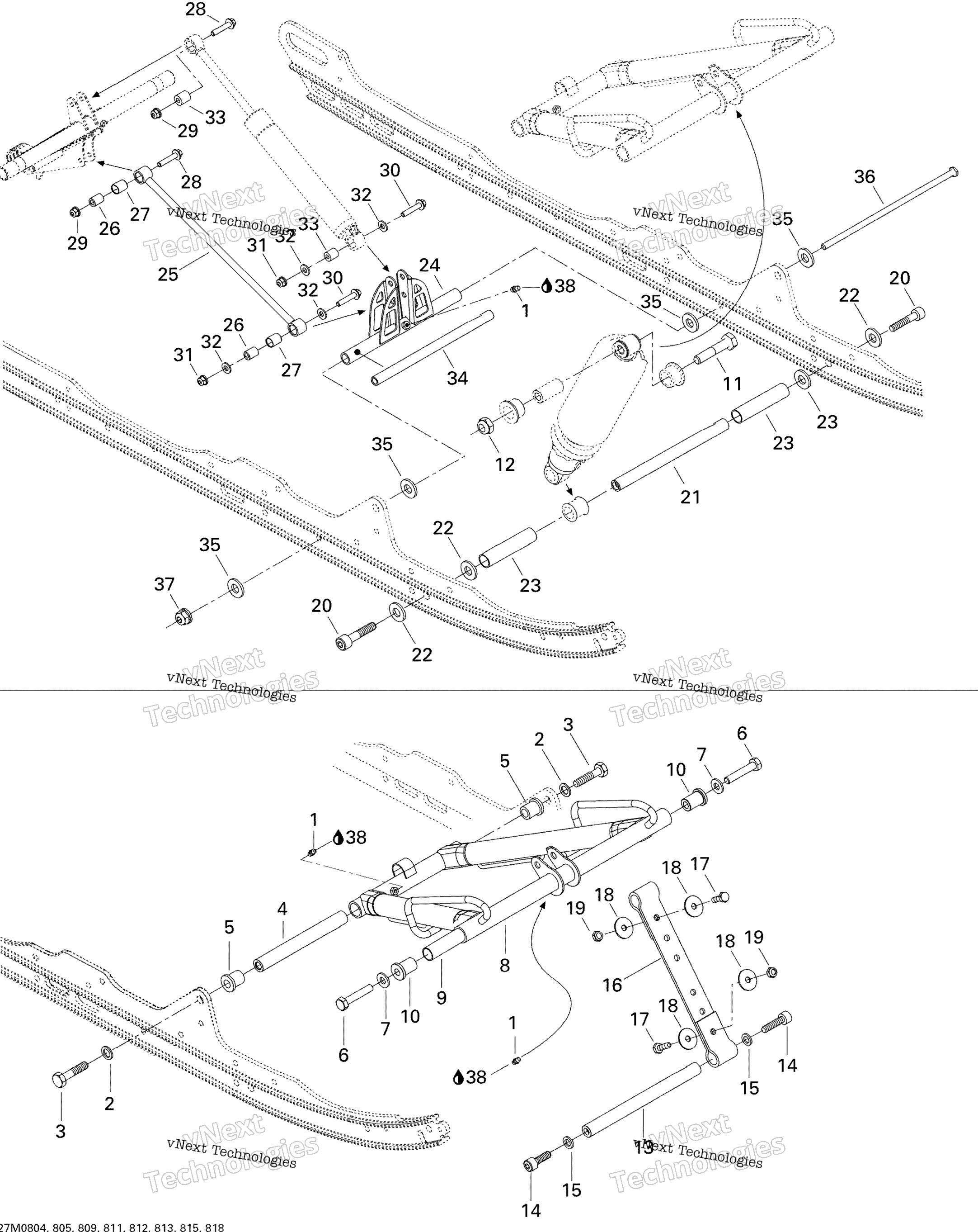 Передняя часть ARM