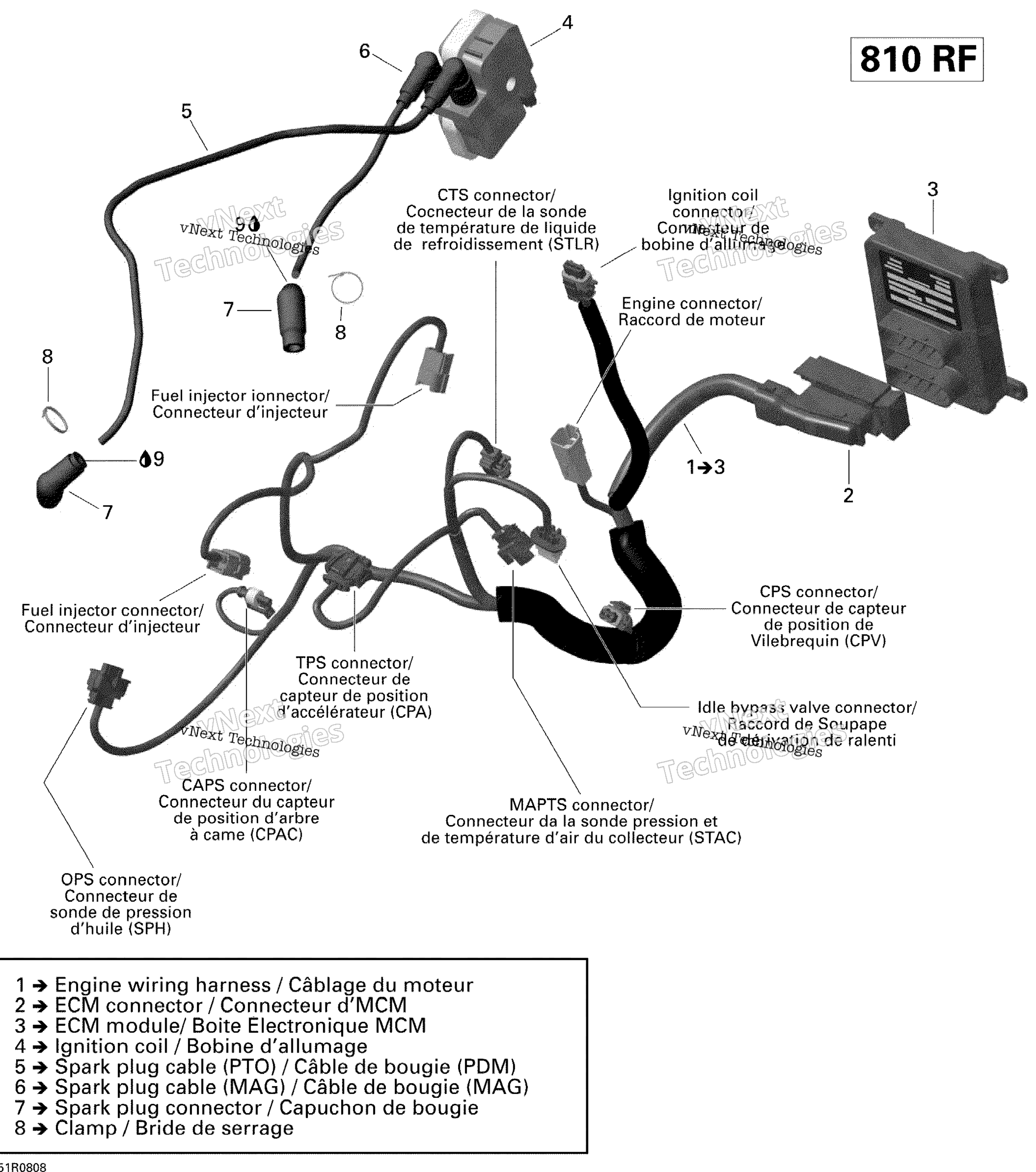 Двигатель Harness And Electronic Module