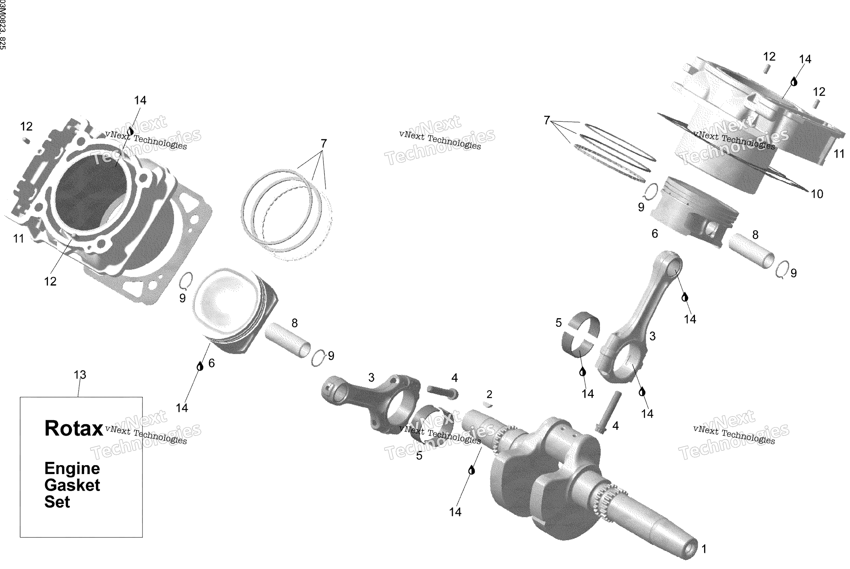 Коленчатый вал And Pistons
