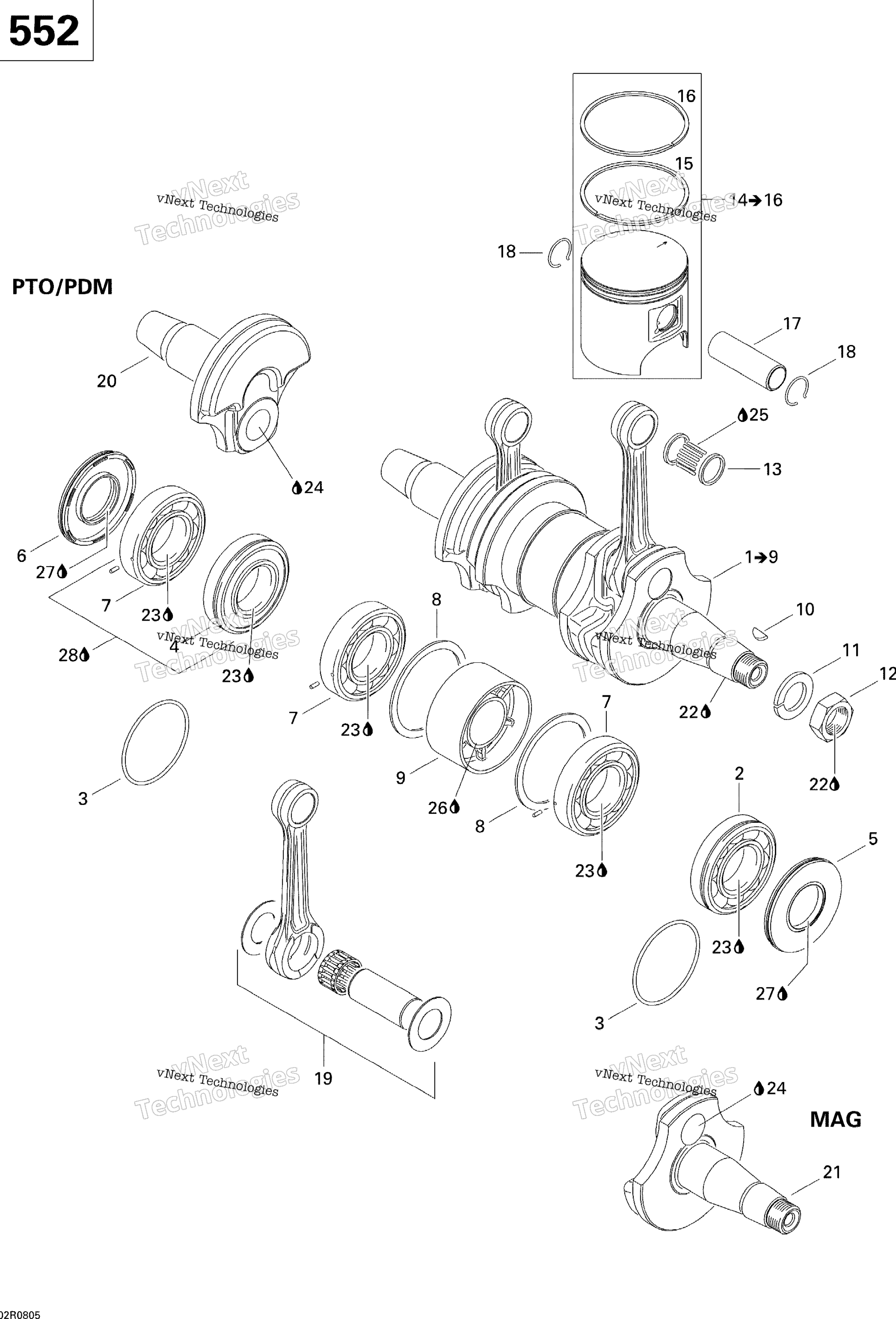 Коленчатый вал And Piston