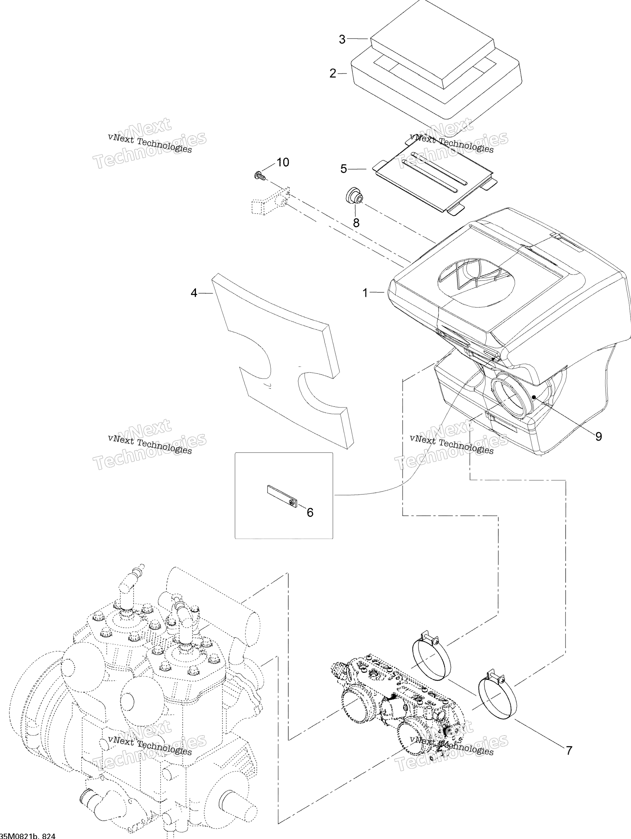 Воздушный впуск System 600Ho Sdi