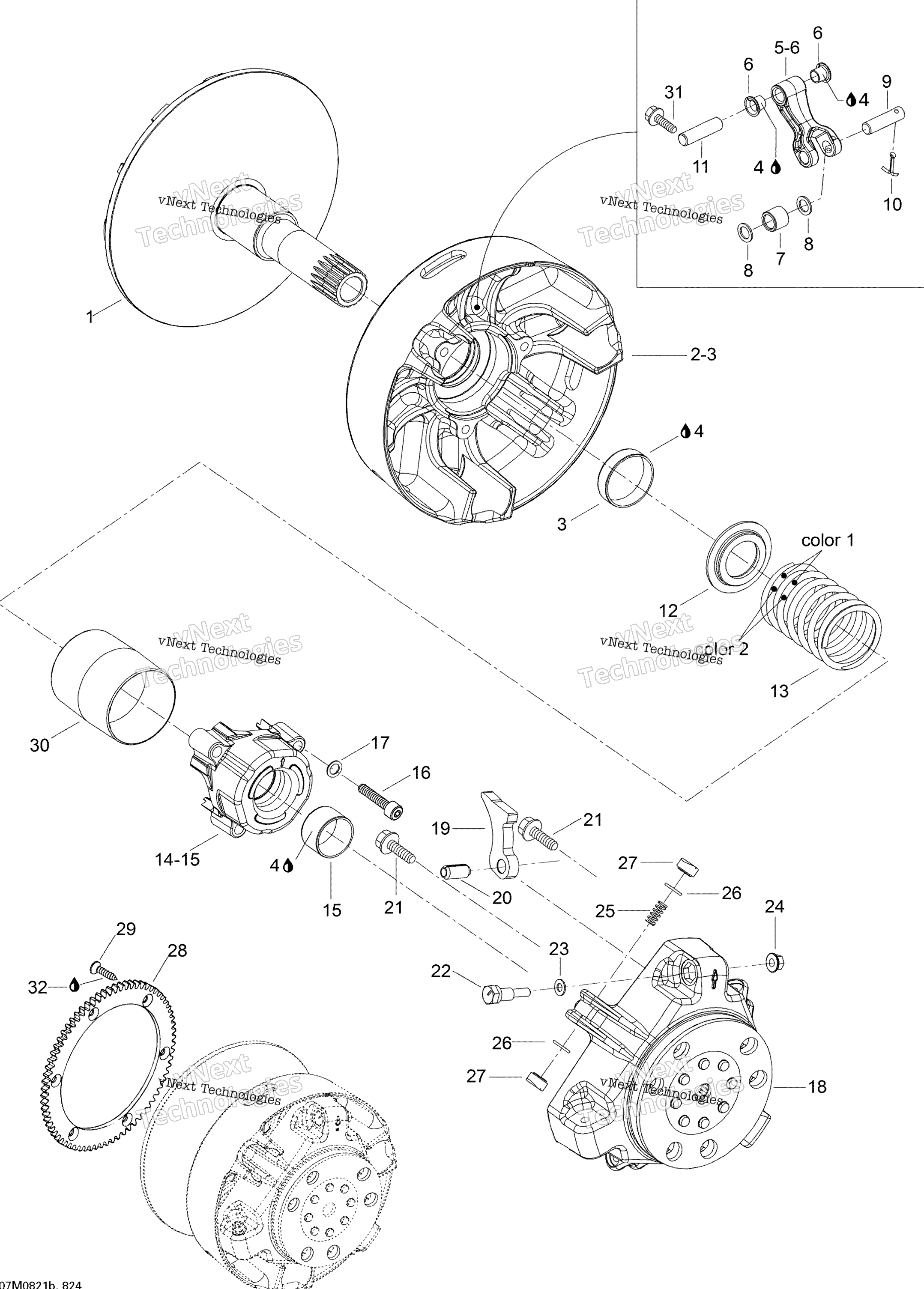Привод Pulley 600Ho Sdi