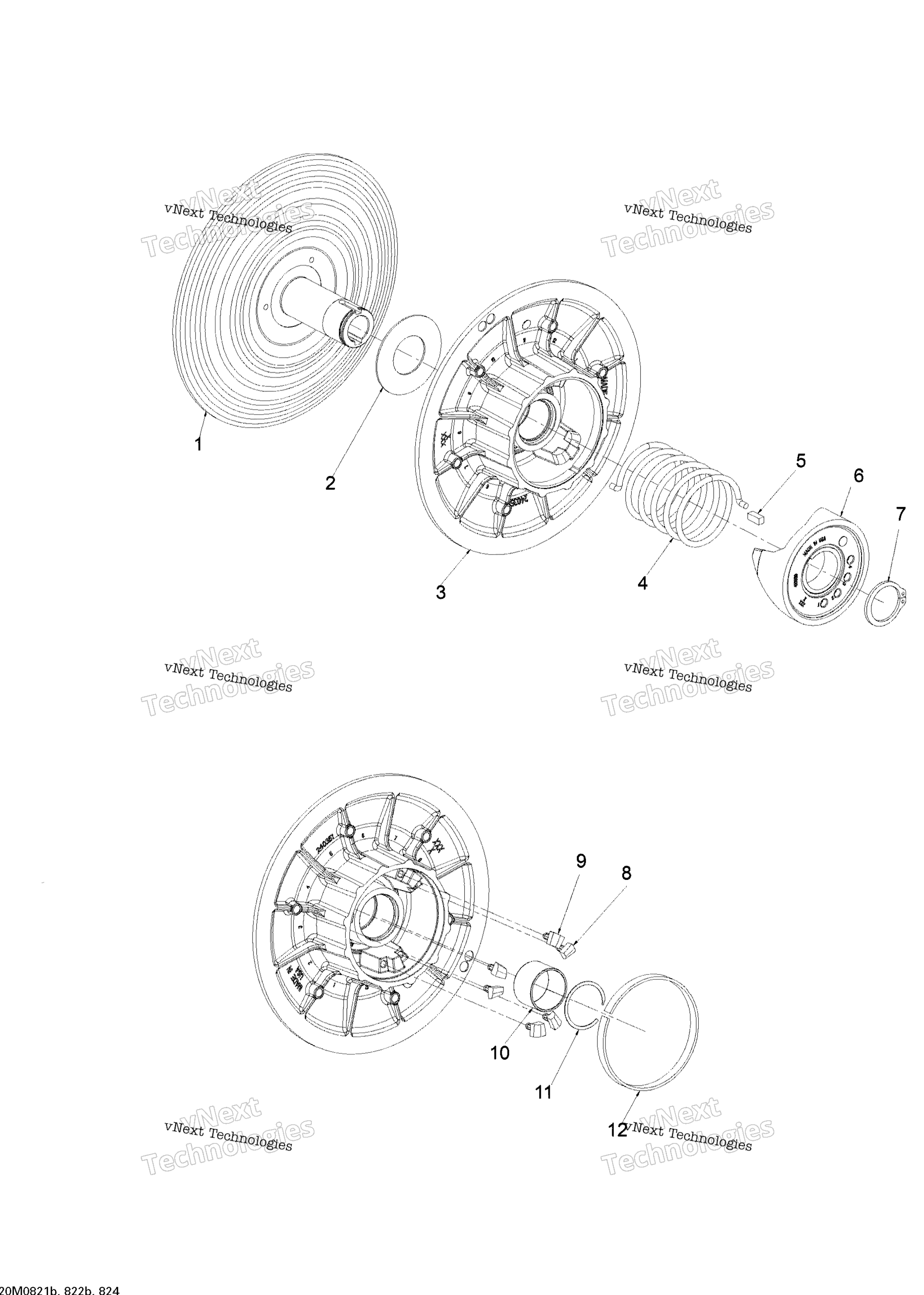 Ведомый Pulley 600Ho Sdi