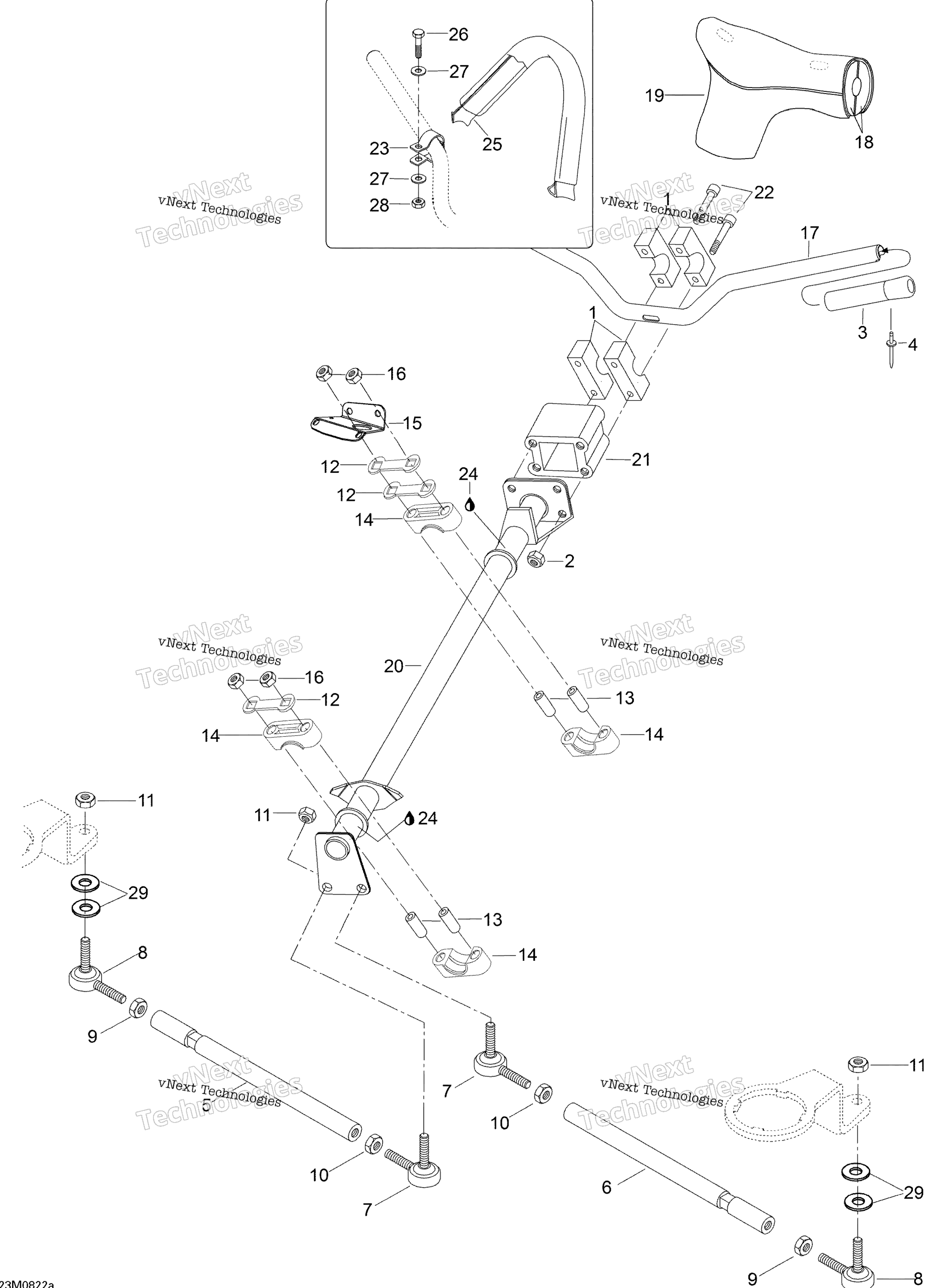 Рулевое управление Swt 550F