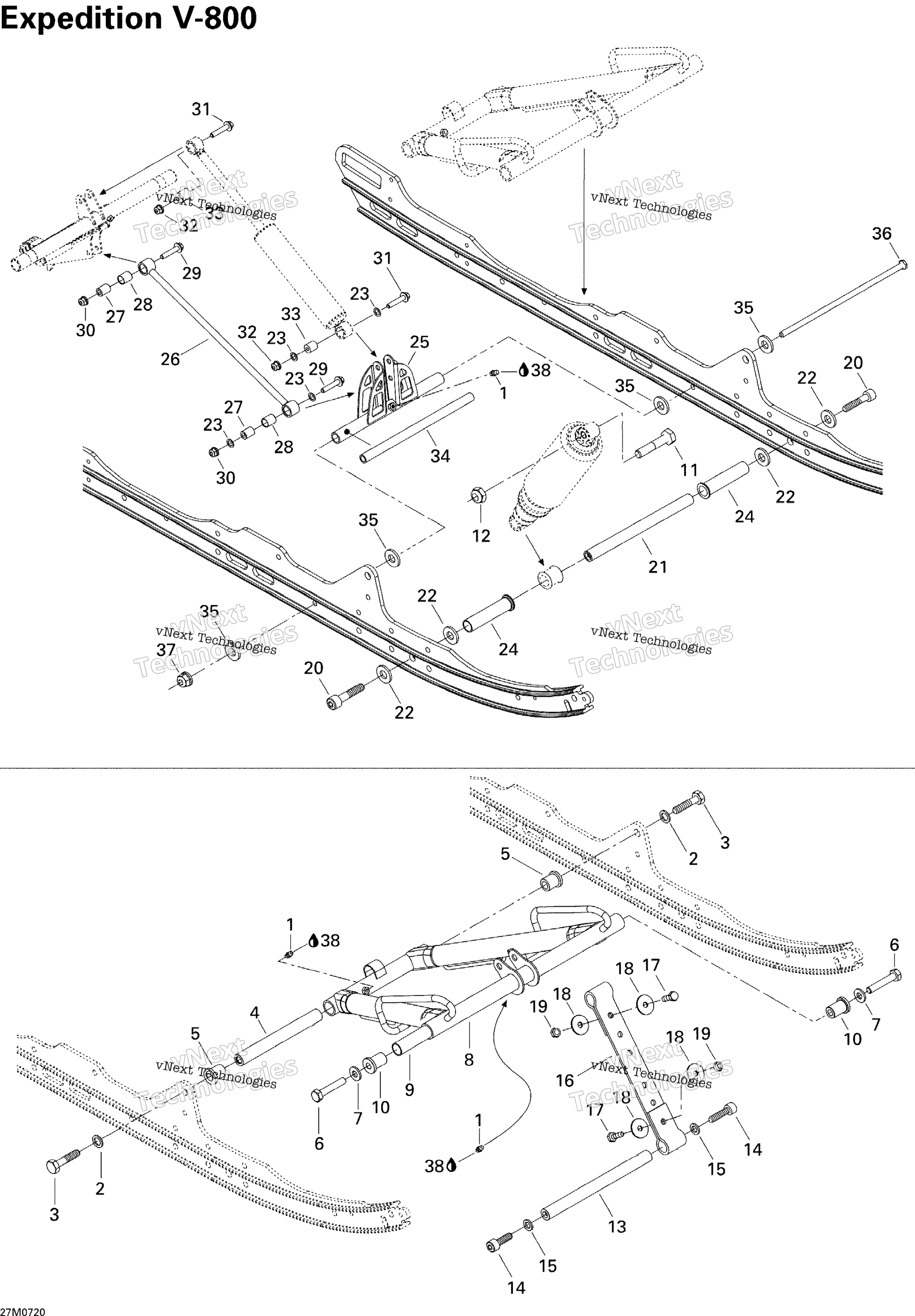 Передняя часть ARM
