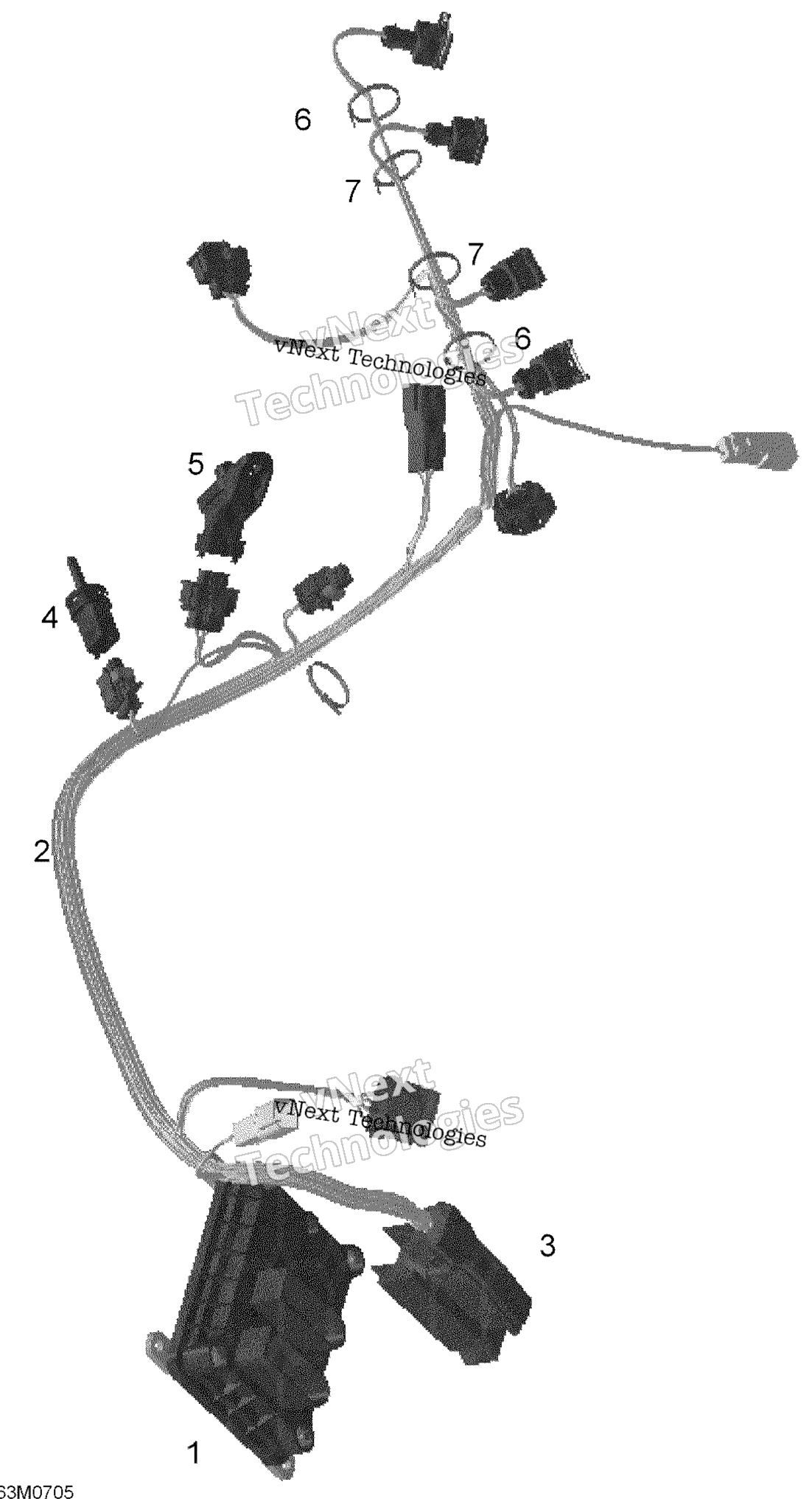 Двигатель Harness