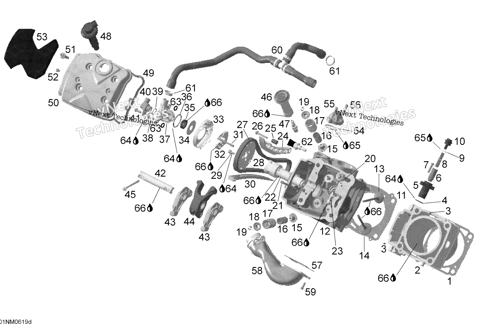 Цилиндр And Cylinder Head, Front Side