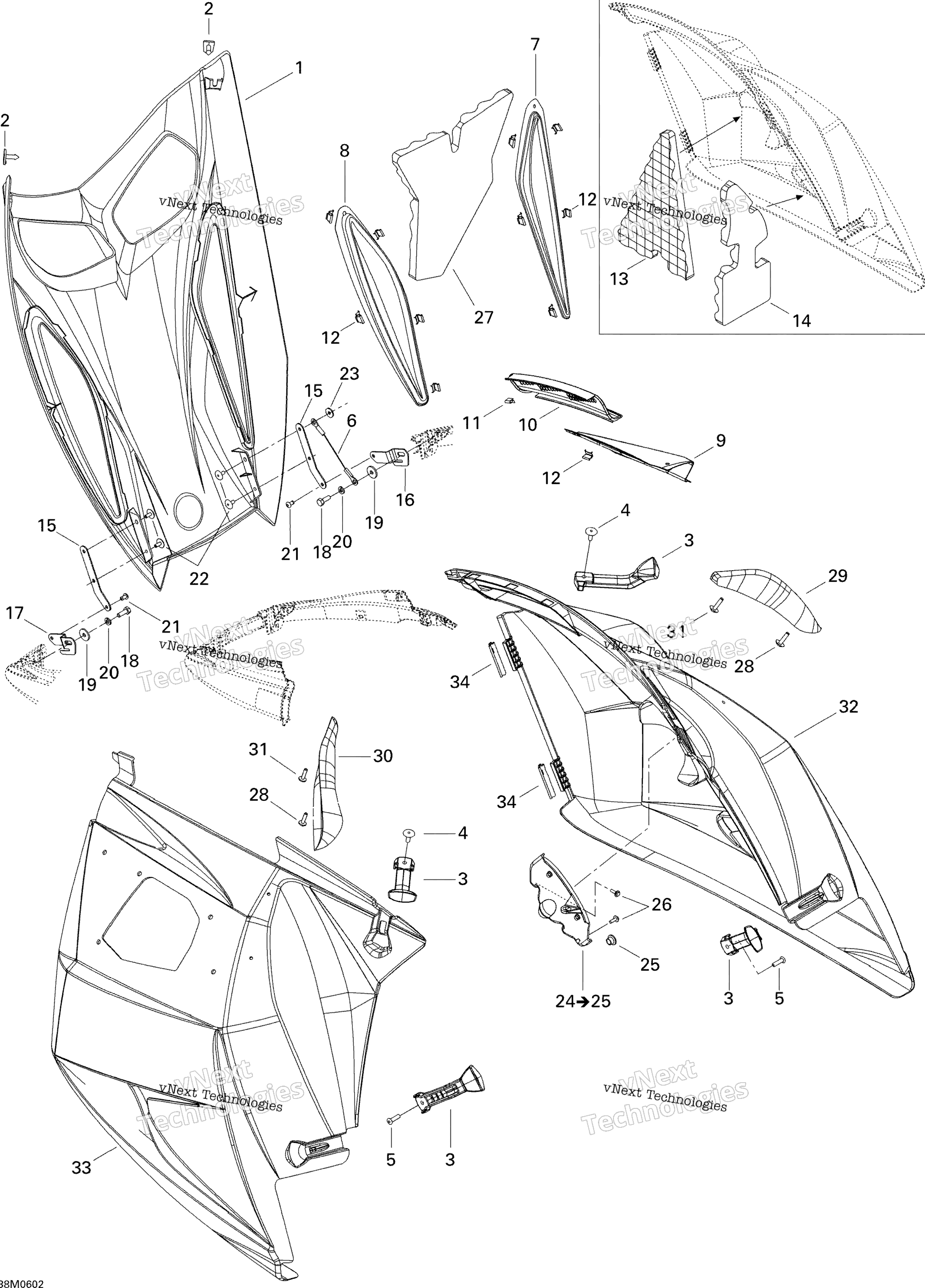капот Gsx