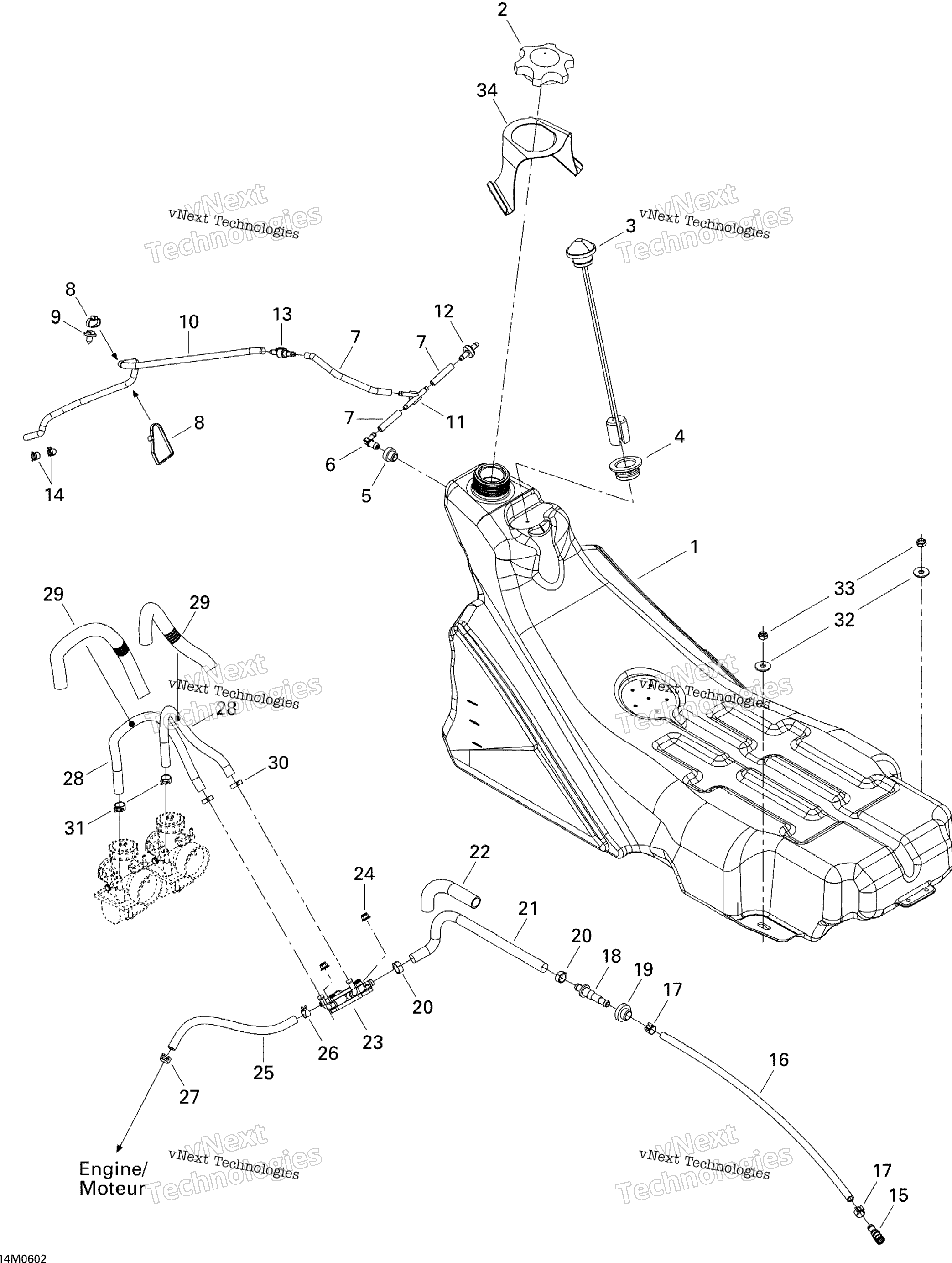 Топливная система System Mx Z