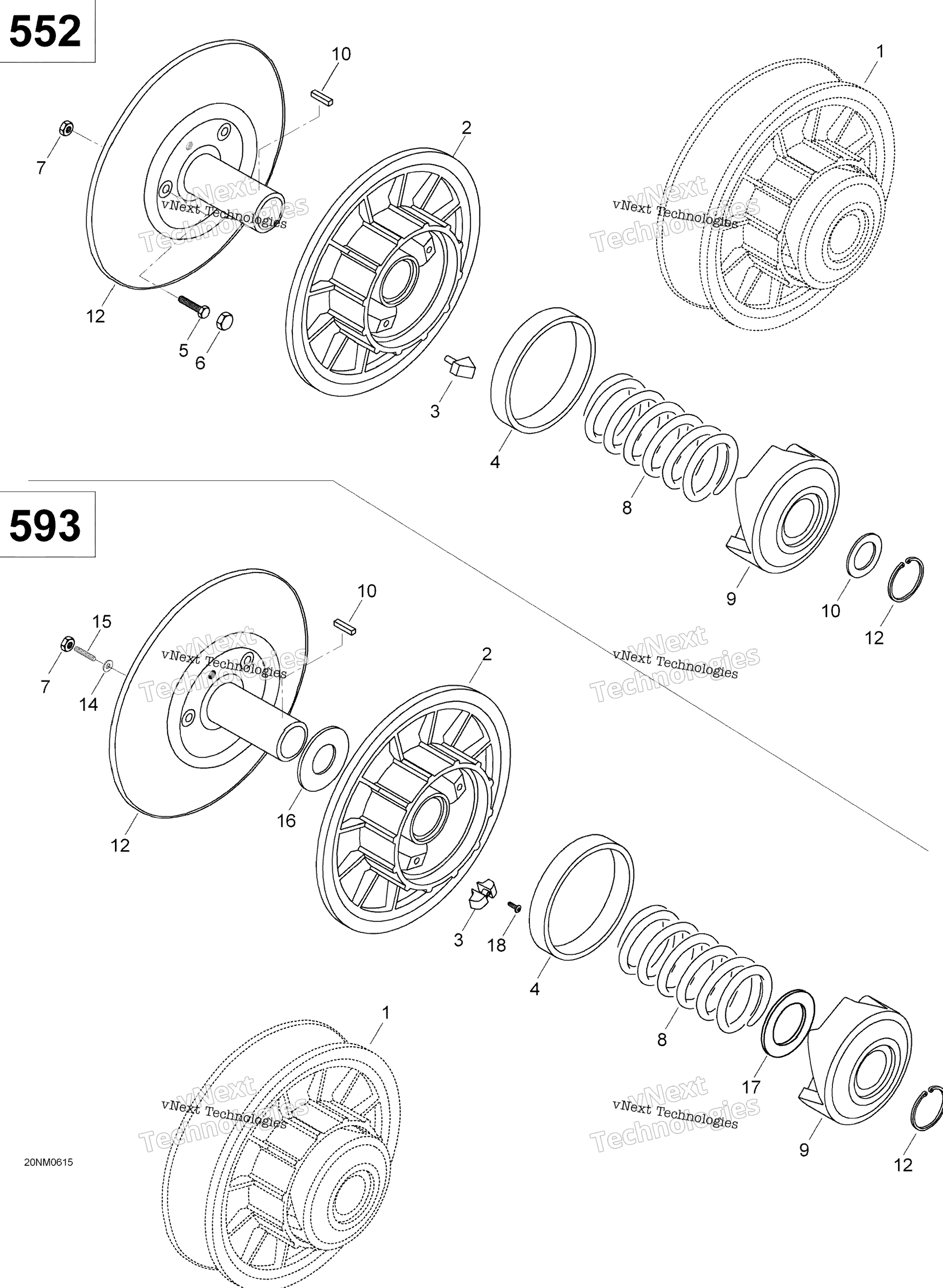 Ведомый Pulley , 500F Suv