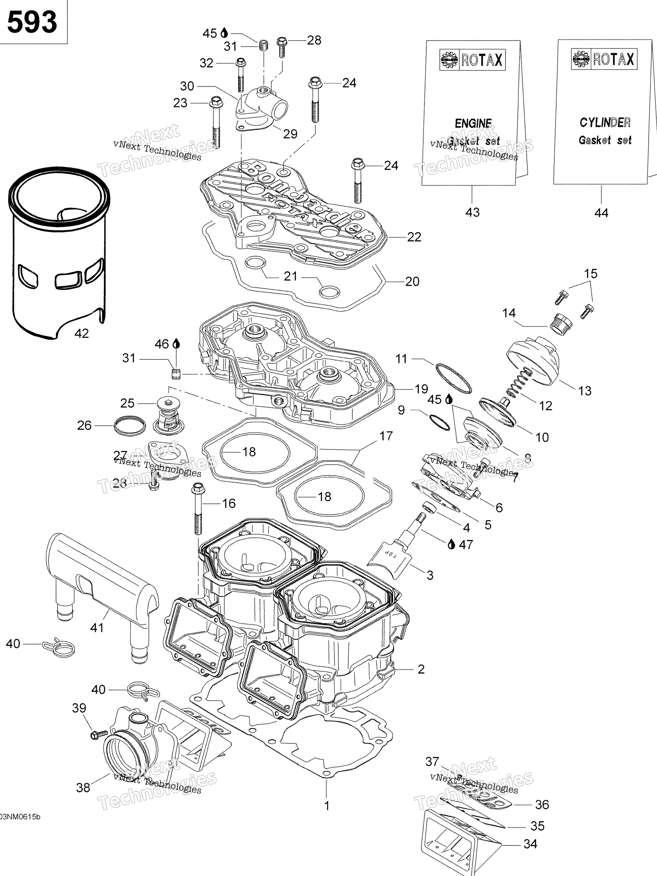 Цилиндр And Cylinder Head 593