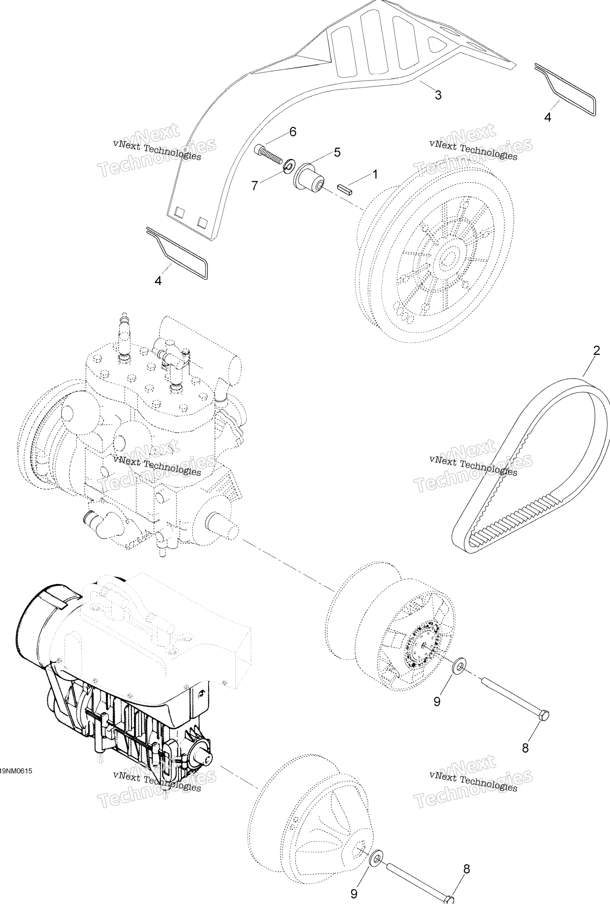 Шкив System , 600 Suv