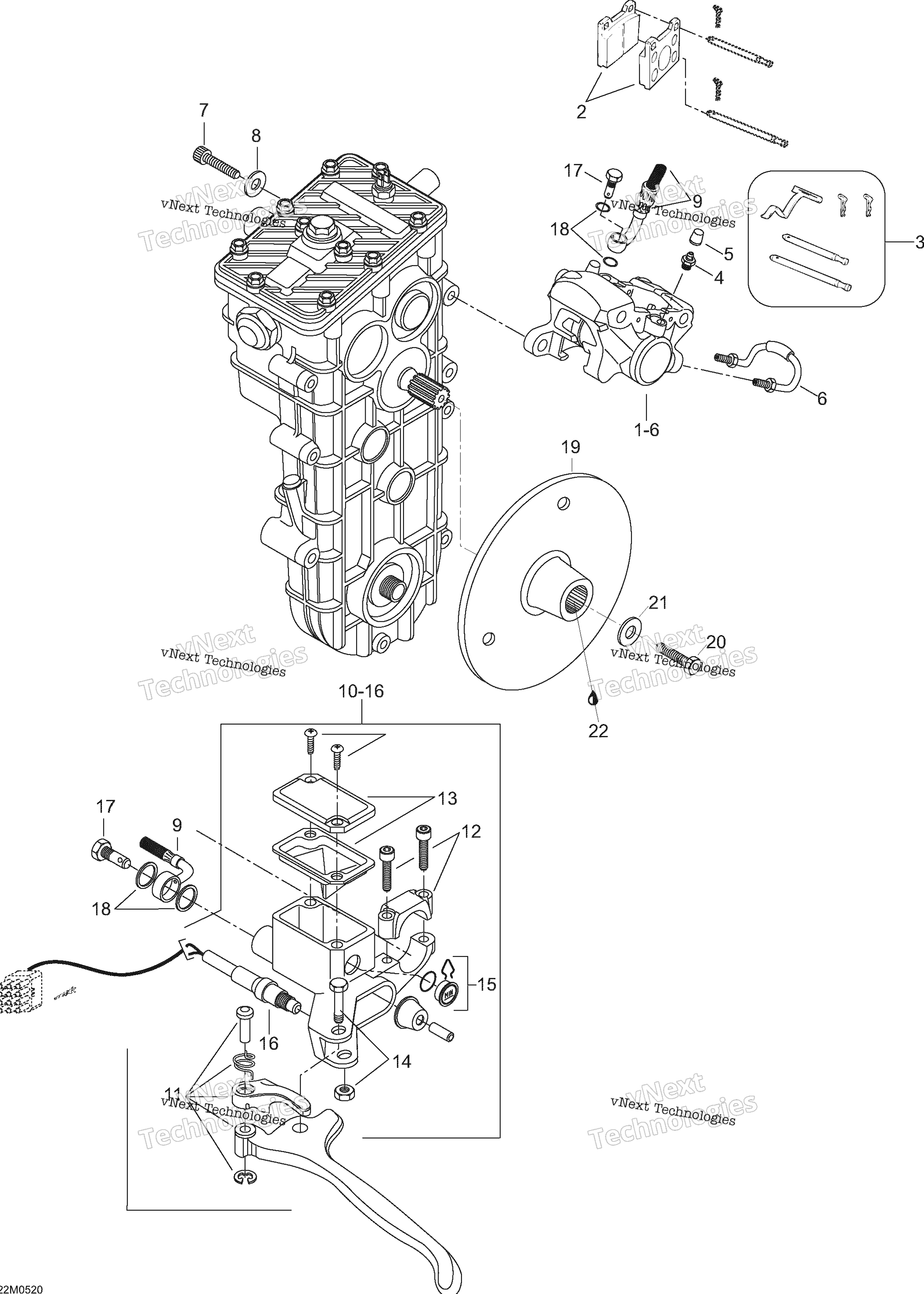 Hydraulic тормоз
