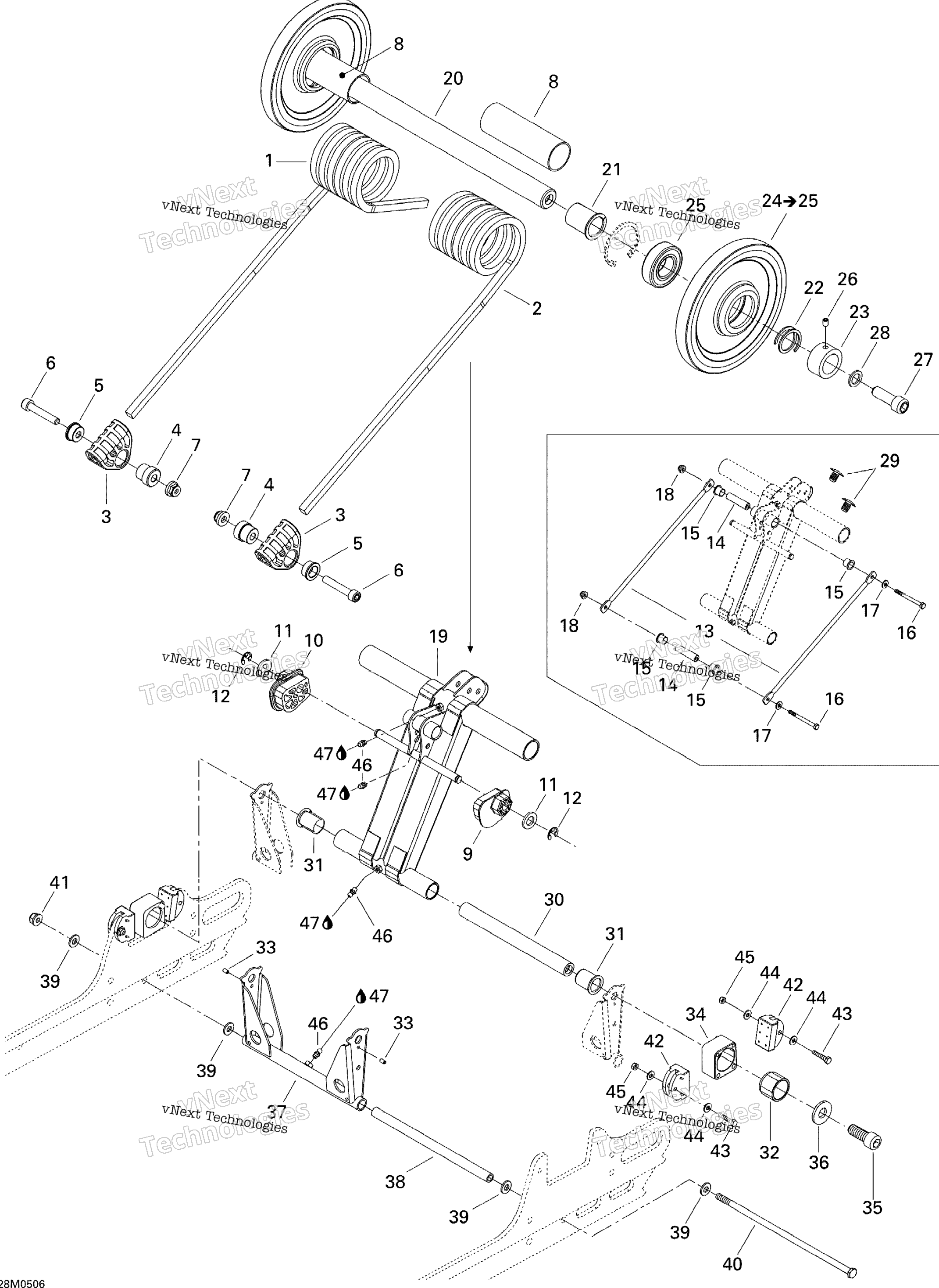 Задняя часть Arm 500Ss