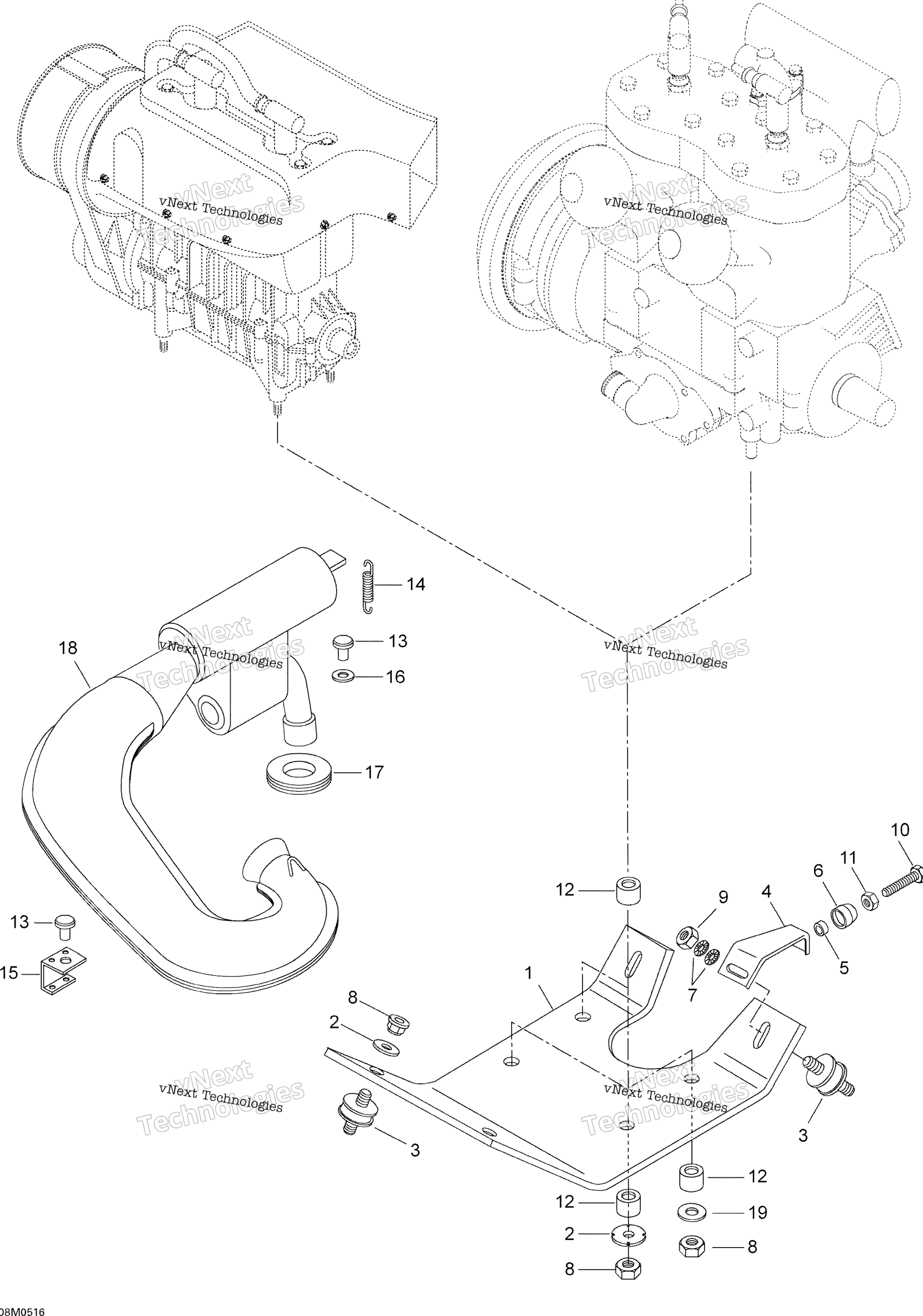 Двигатель And Engine Support, 600Wt