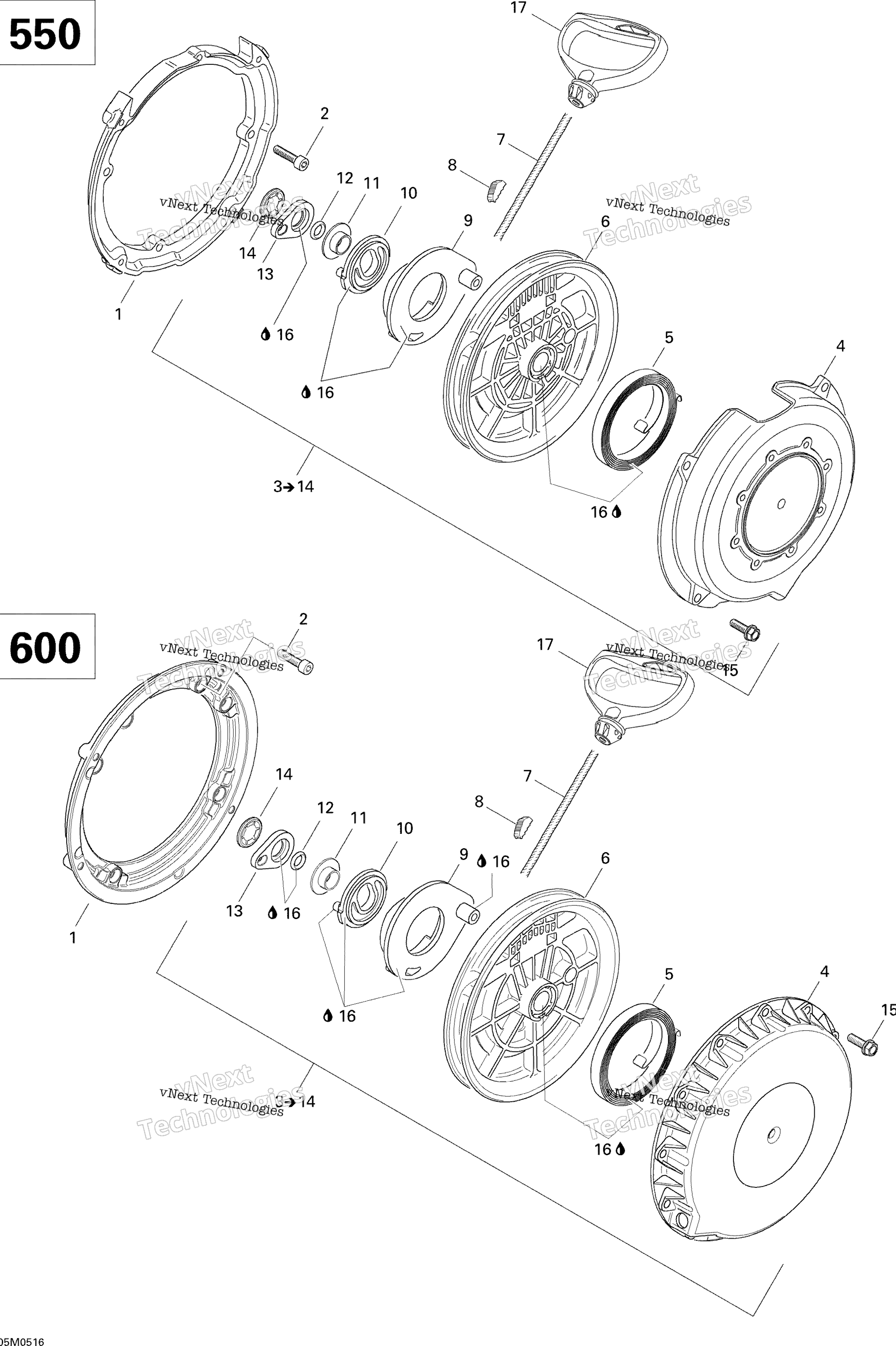 Ручной стартер Starter 600 Wt