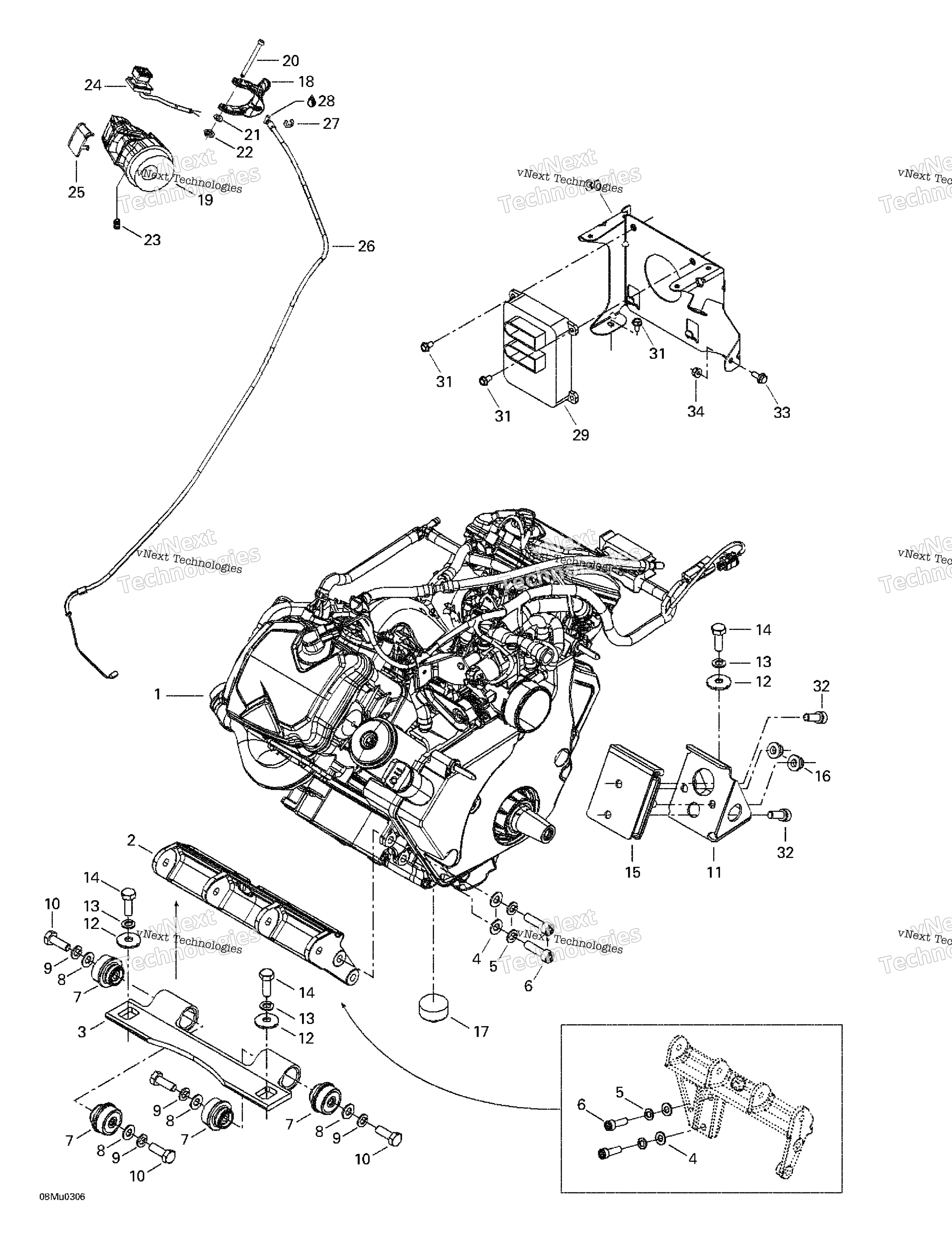 Двигатель And Engine Support