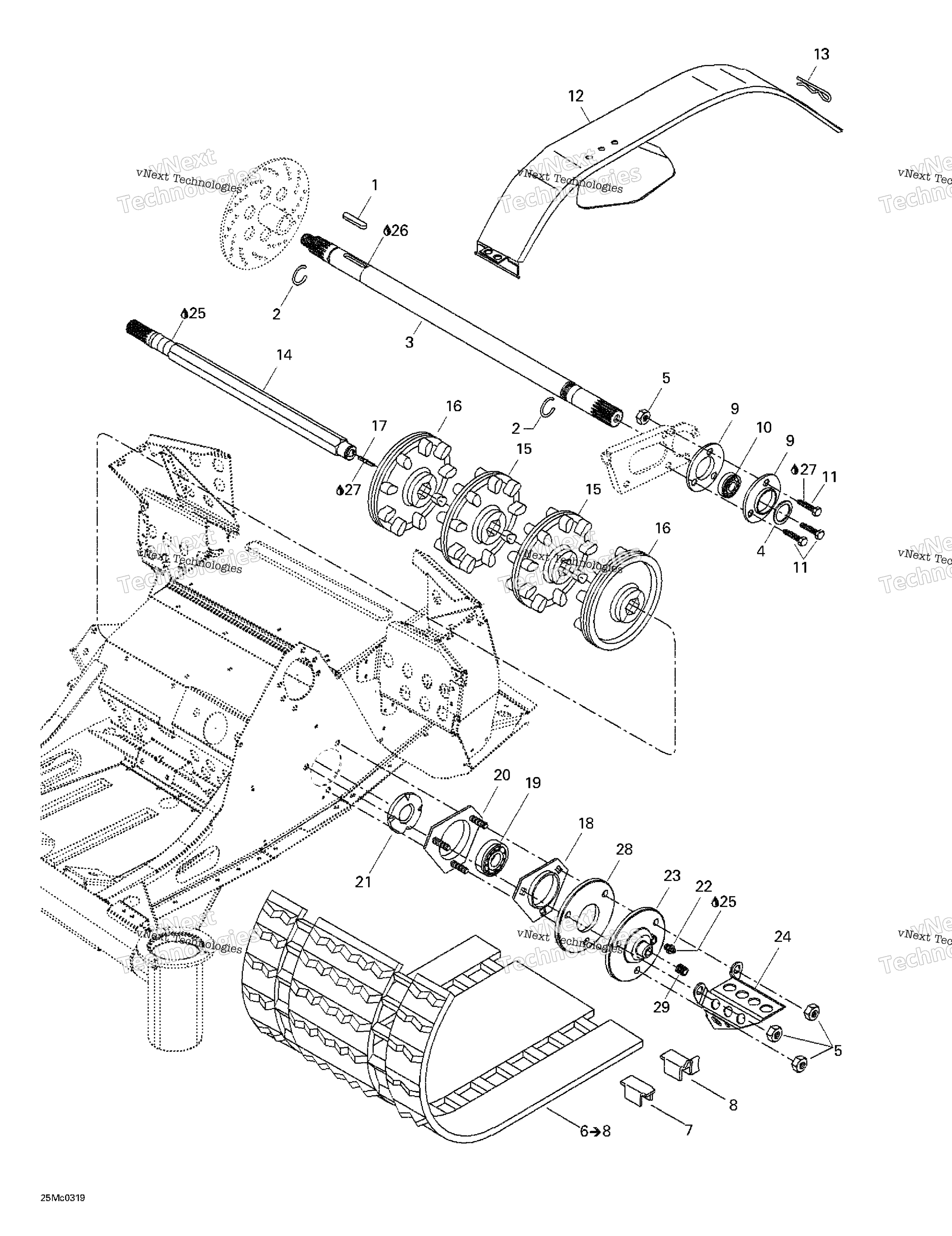 Привод Axle And Track