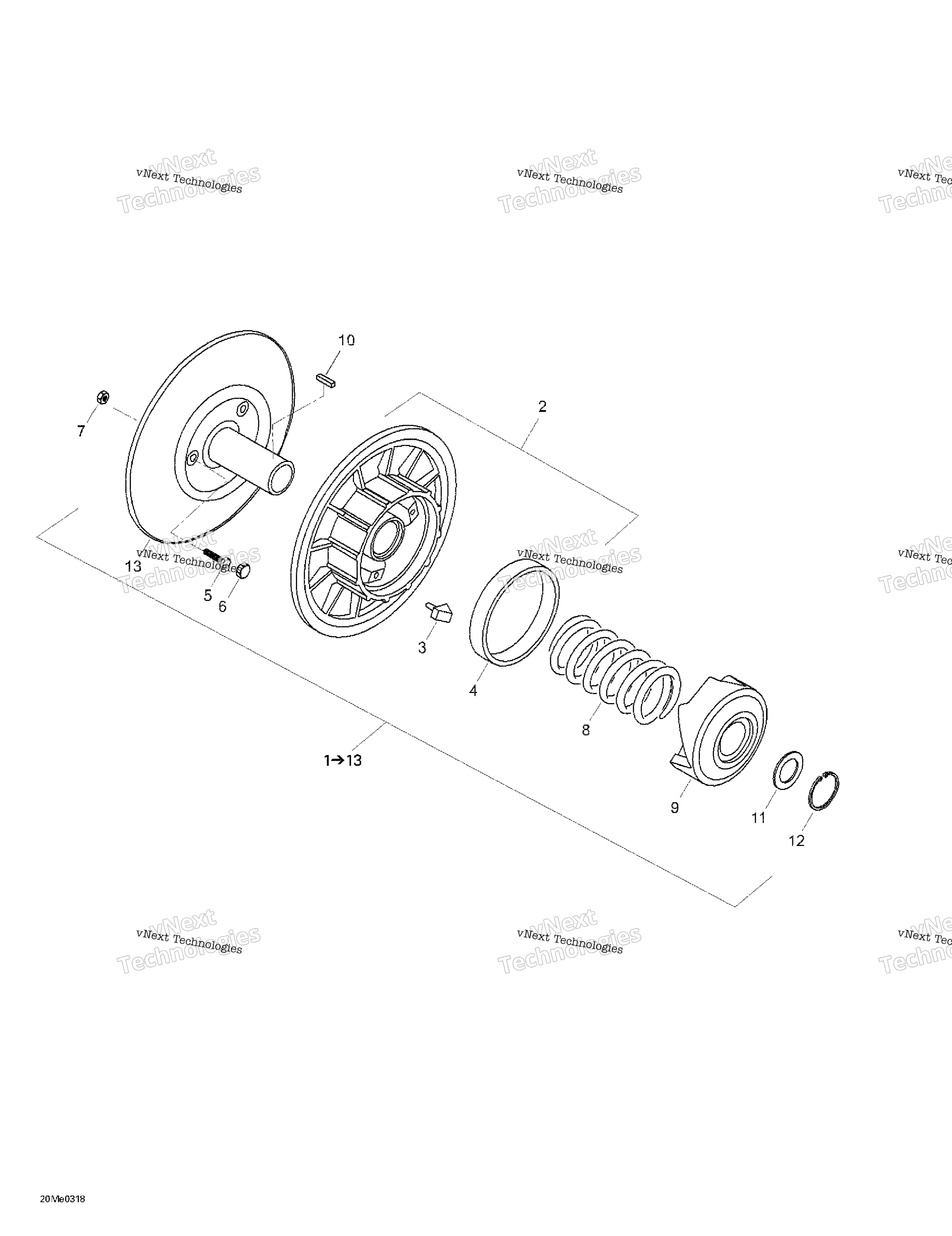 Ведомый Pulley