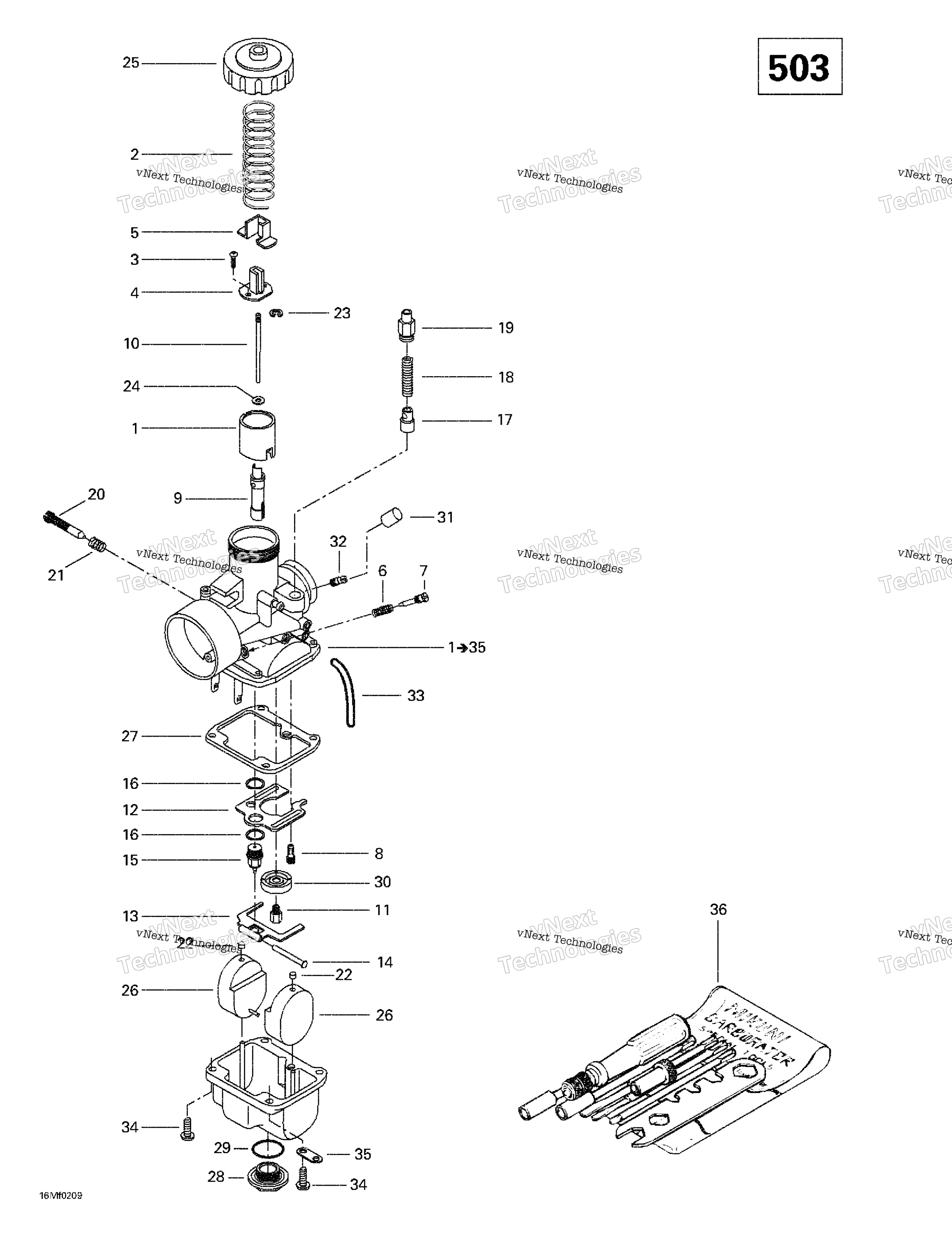 Carburetors 503