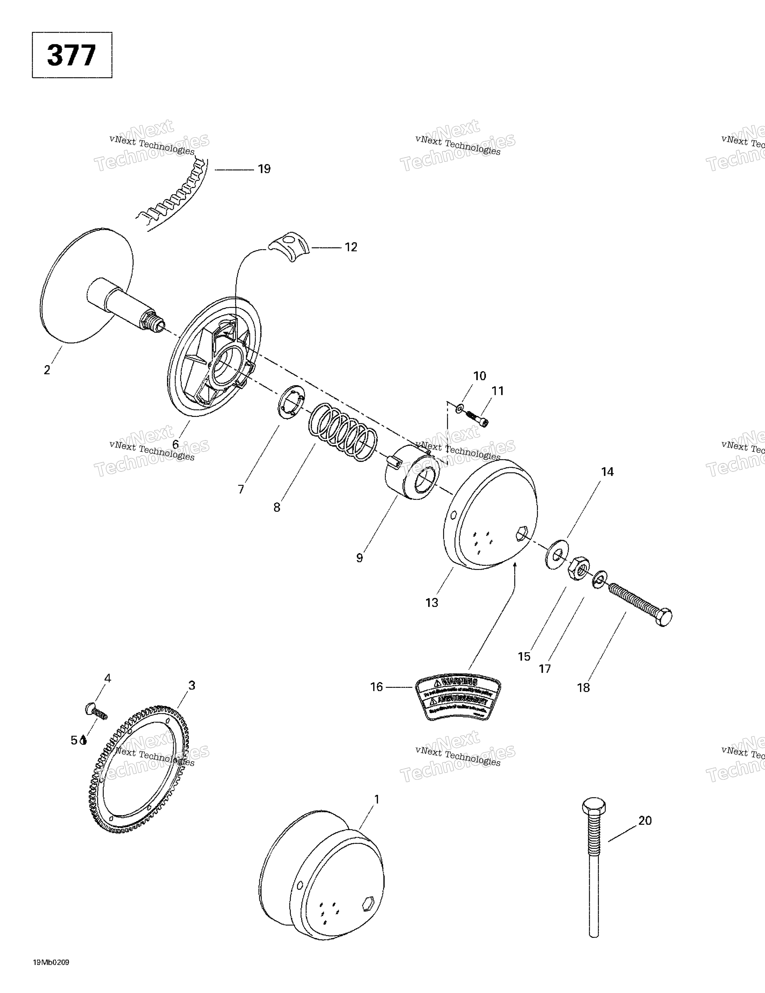 Привод Pulley (377)