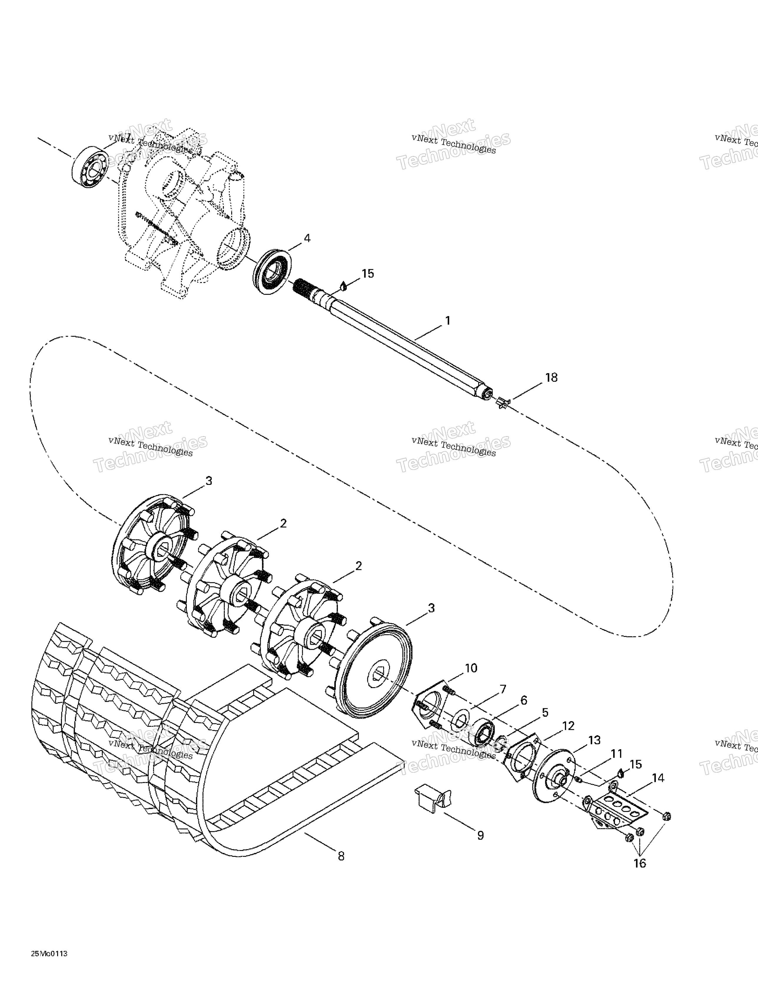 Привод Axle And Track