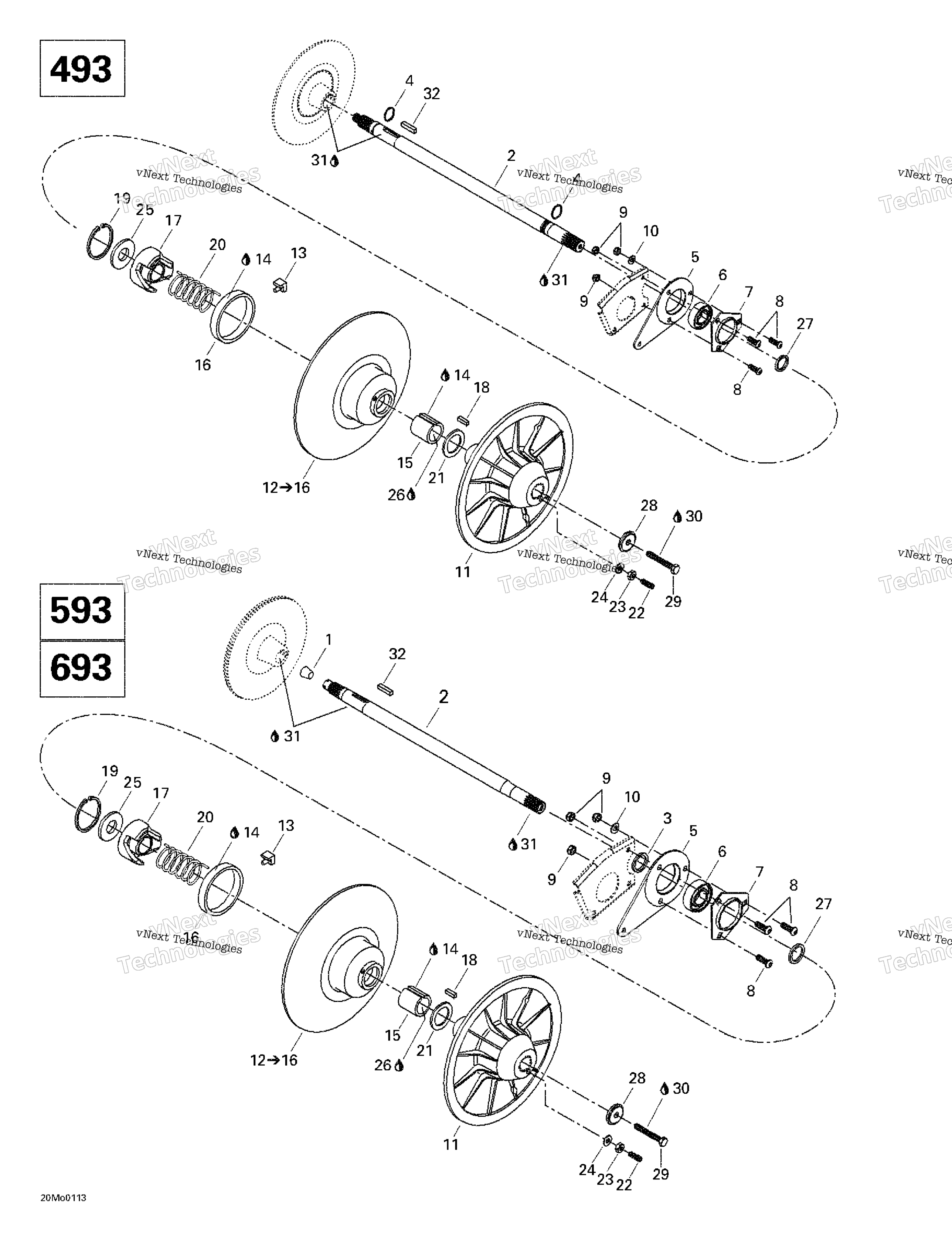 Ведомый Pulley