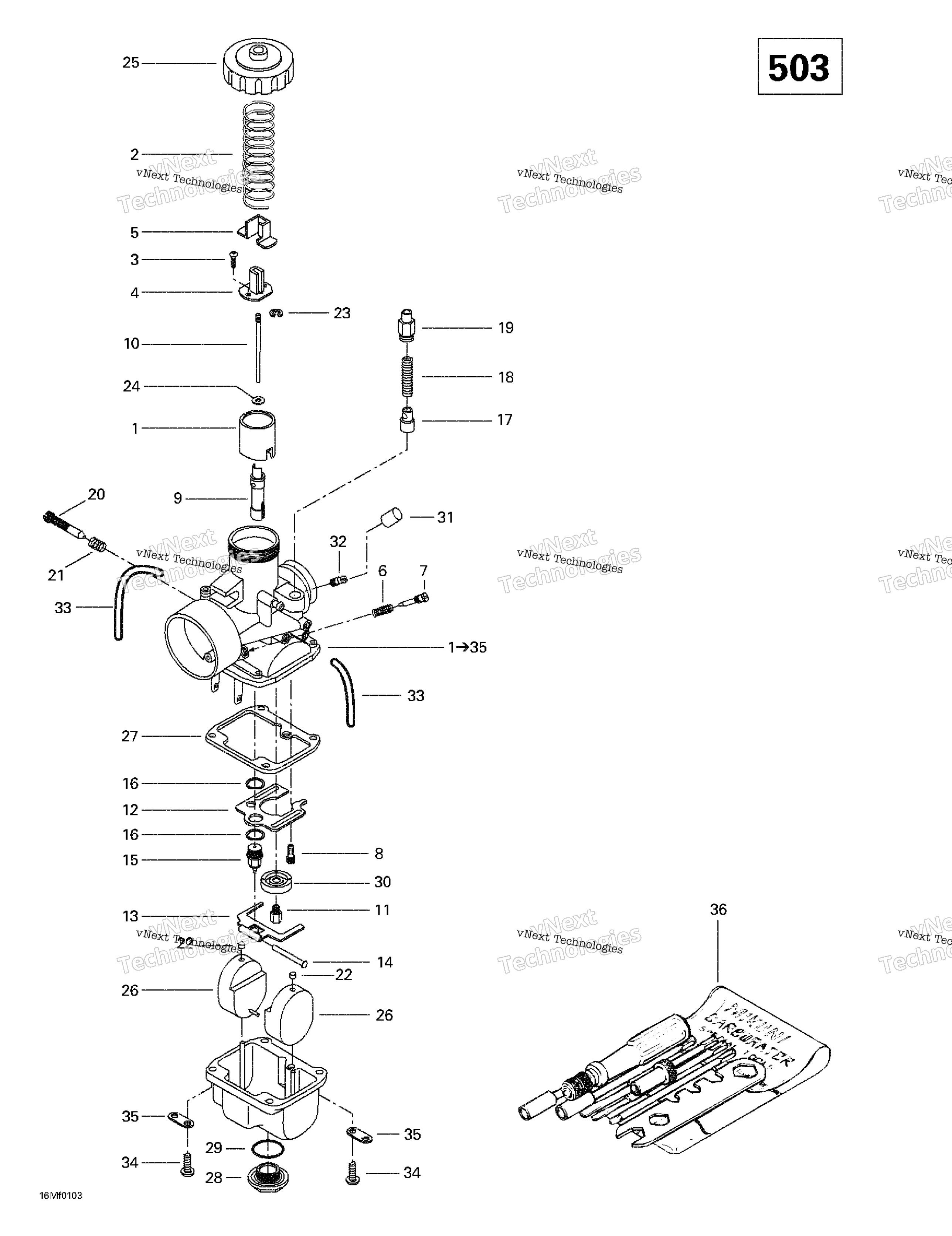 Carburetors 503