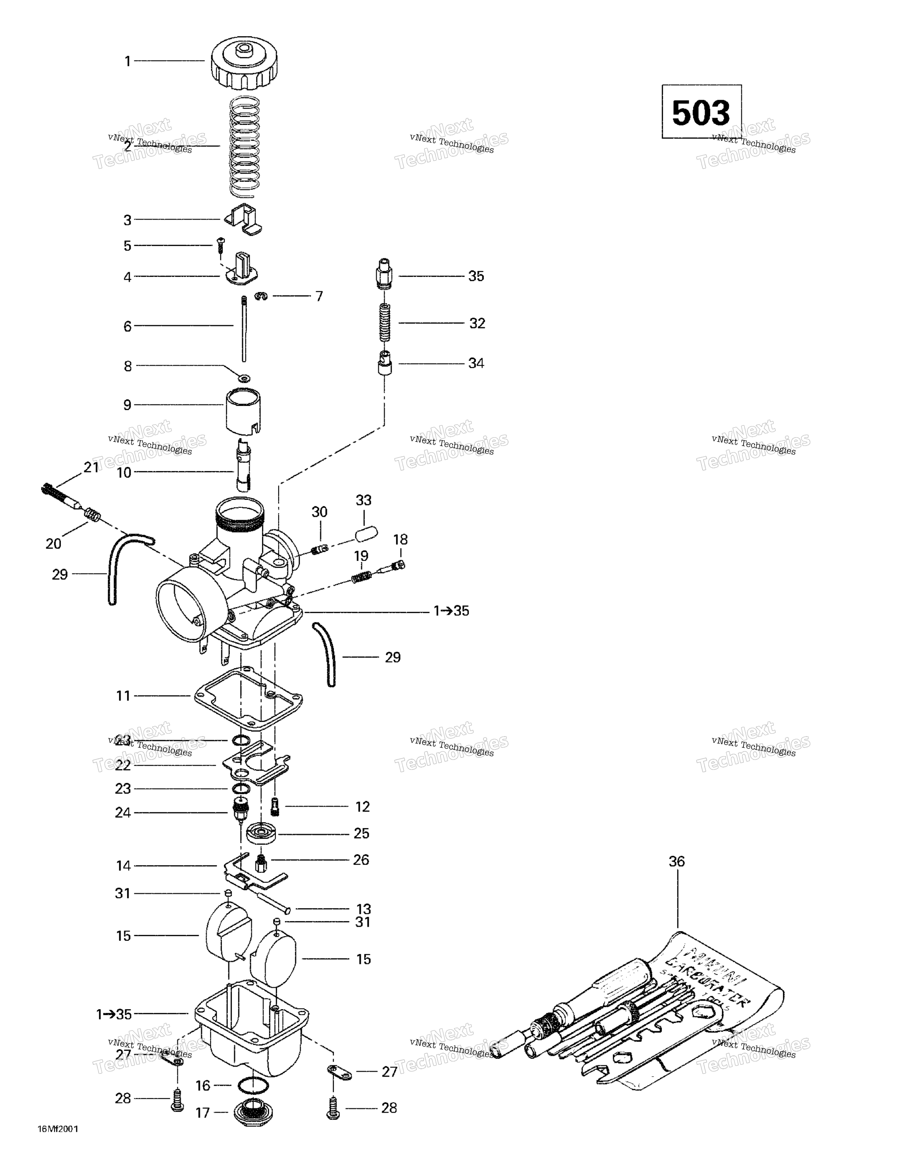 Carburetors 503